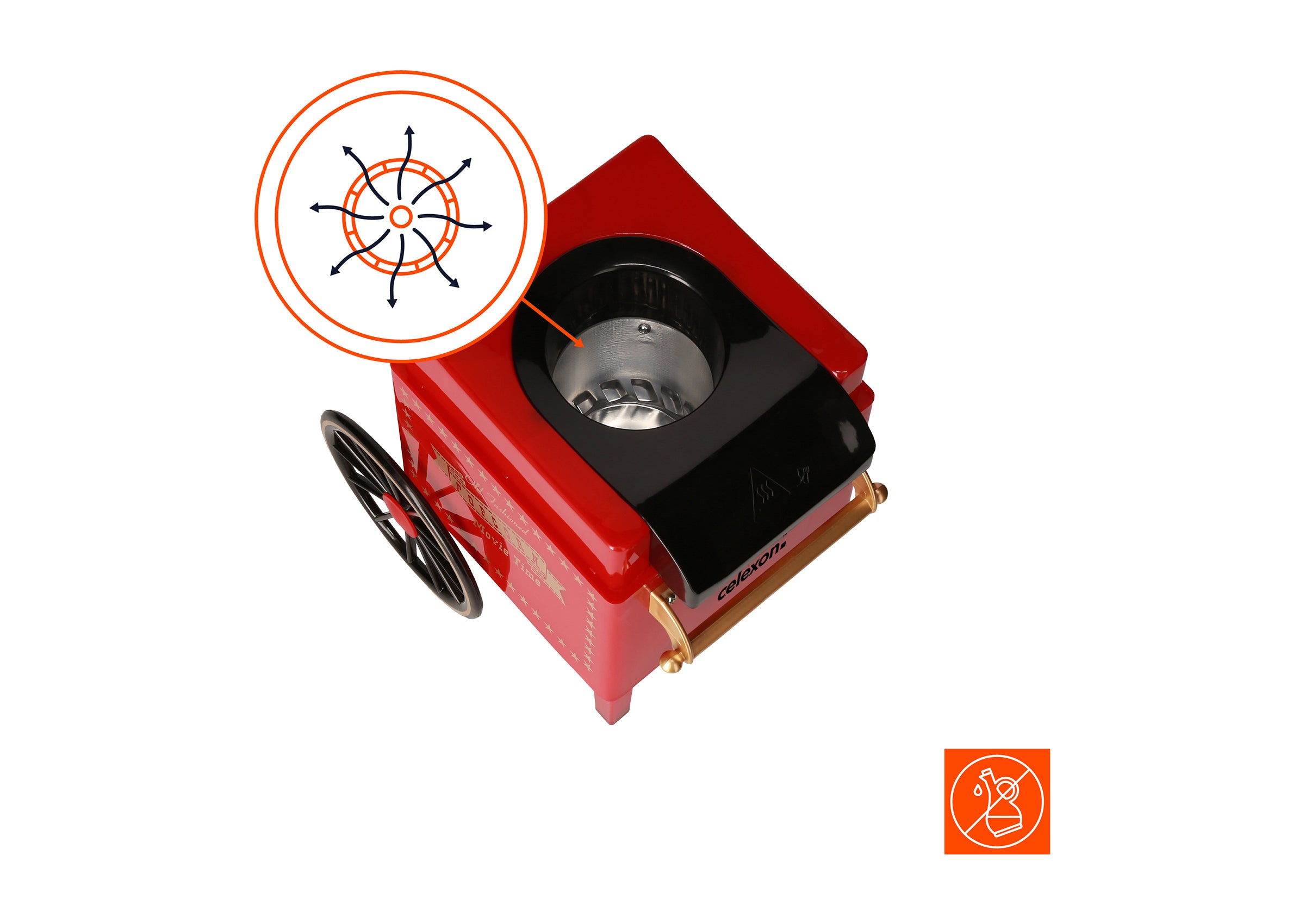 celexon CinePop CP500 - Máquina de palomitas