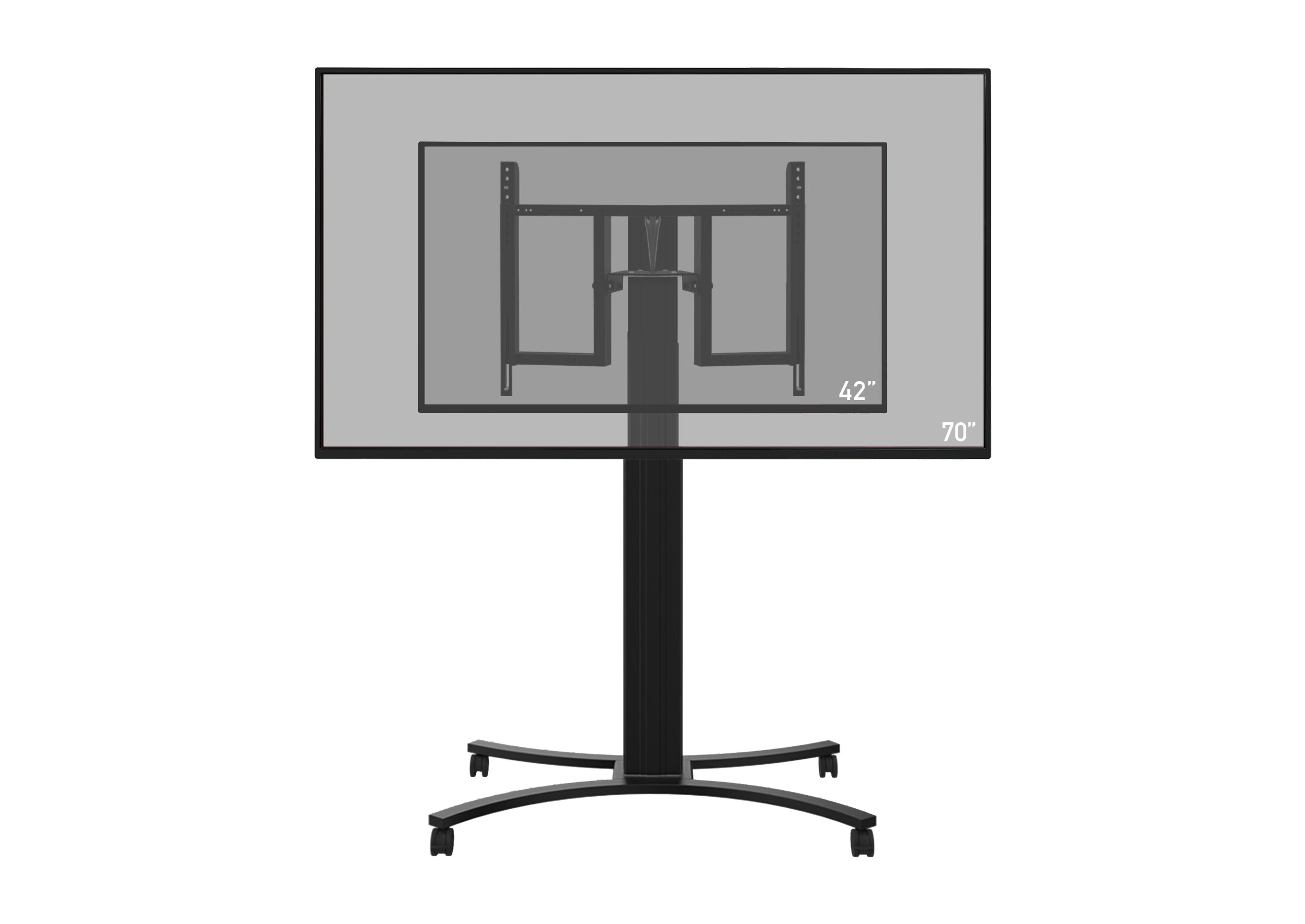 celexon Expert elektrisch in hoogte verstelbare rolwagen Adjust-V4275B met kantelfunctie - 70cm