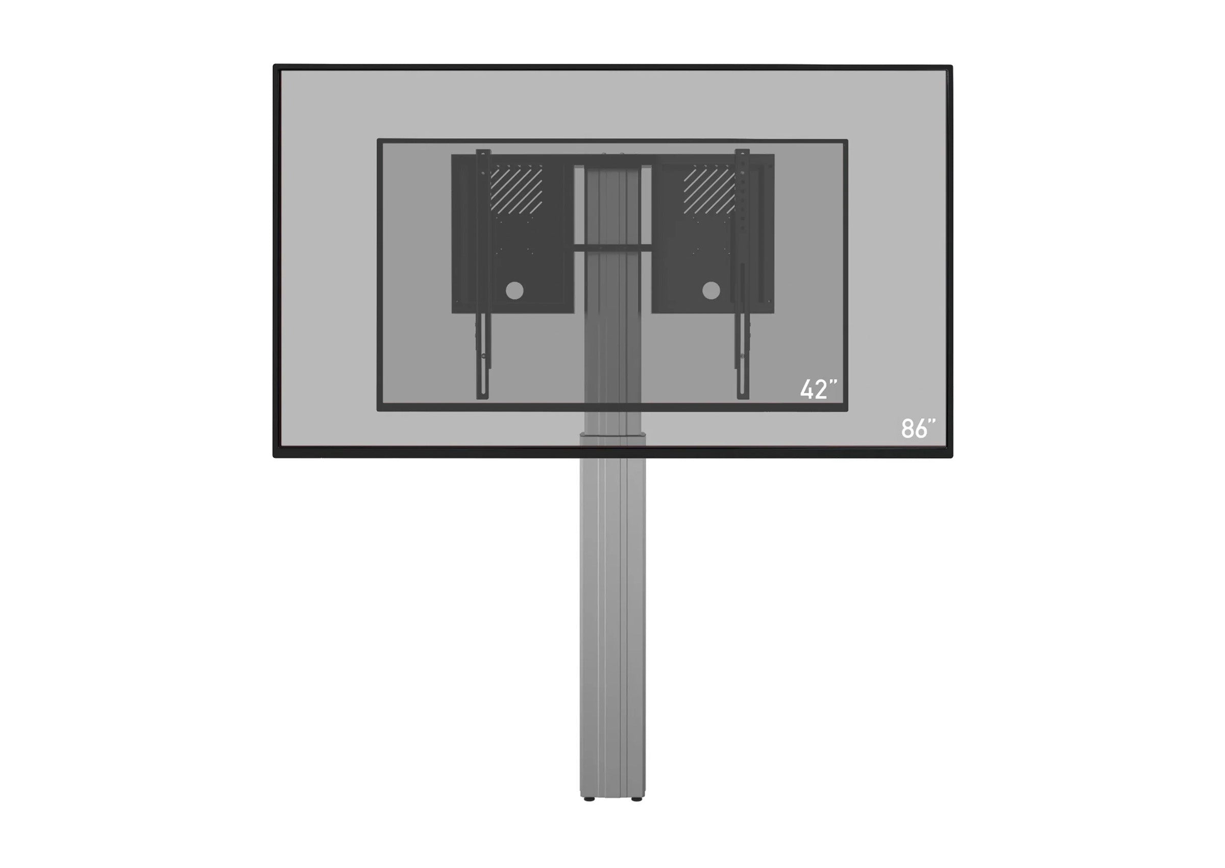 celexon Expert elektrisch höhenverstellbarer Display-Ständer Adjust-4286WS mit Wandbefestigung