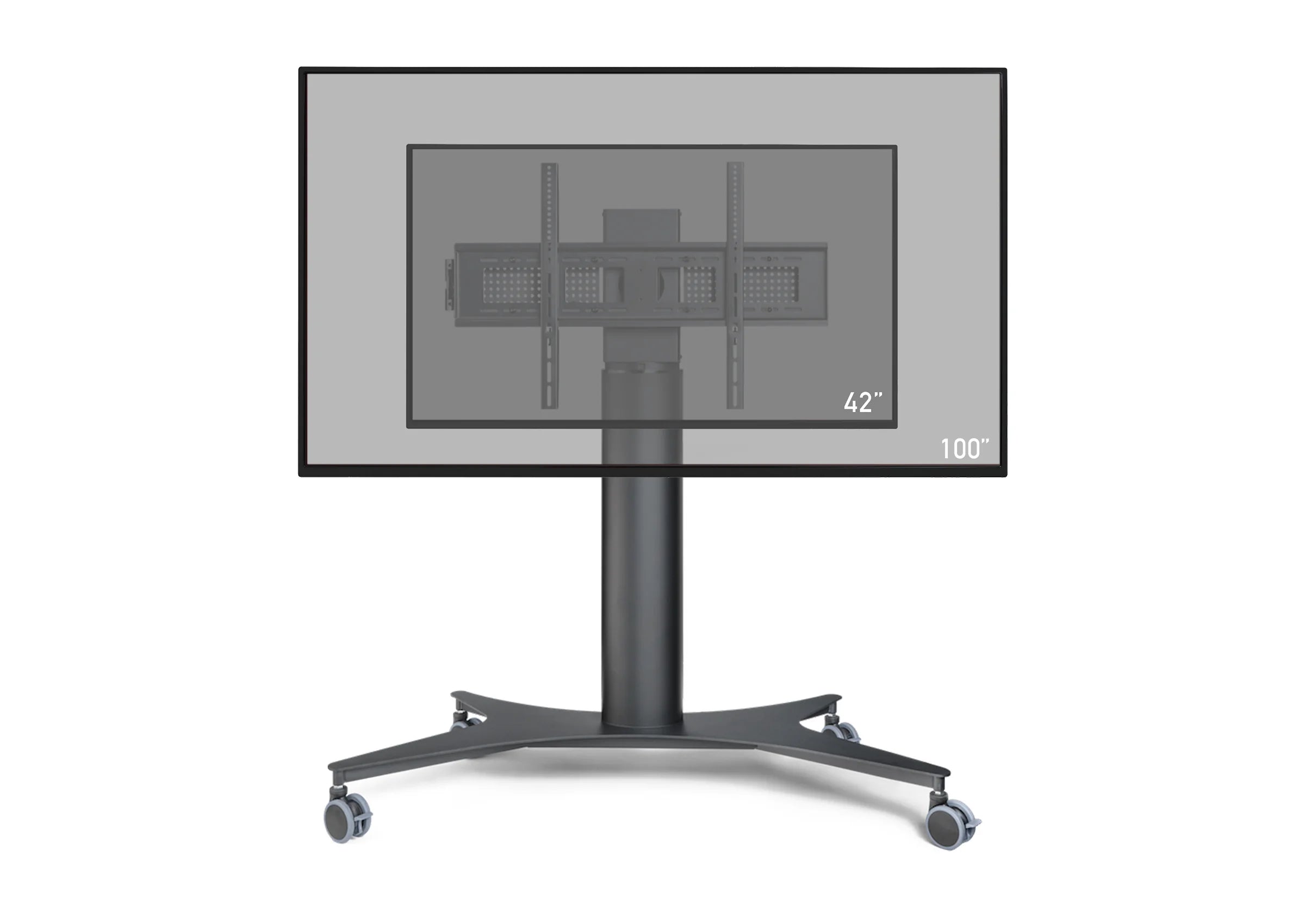 celexon Expert elektrisch höhenverstellbarer Display Rollwagen Adjust-42100M - 70 cm