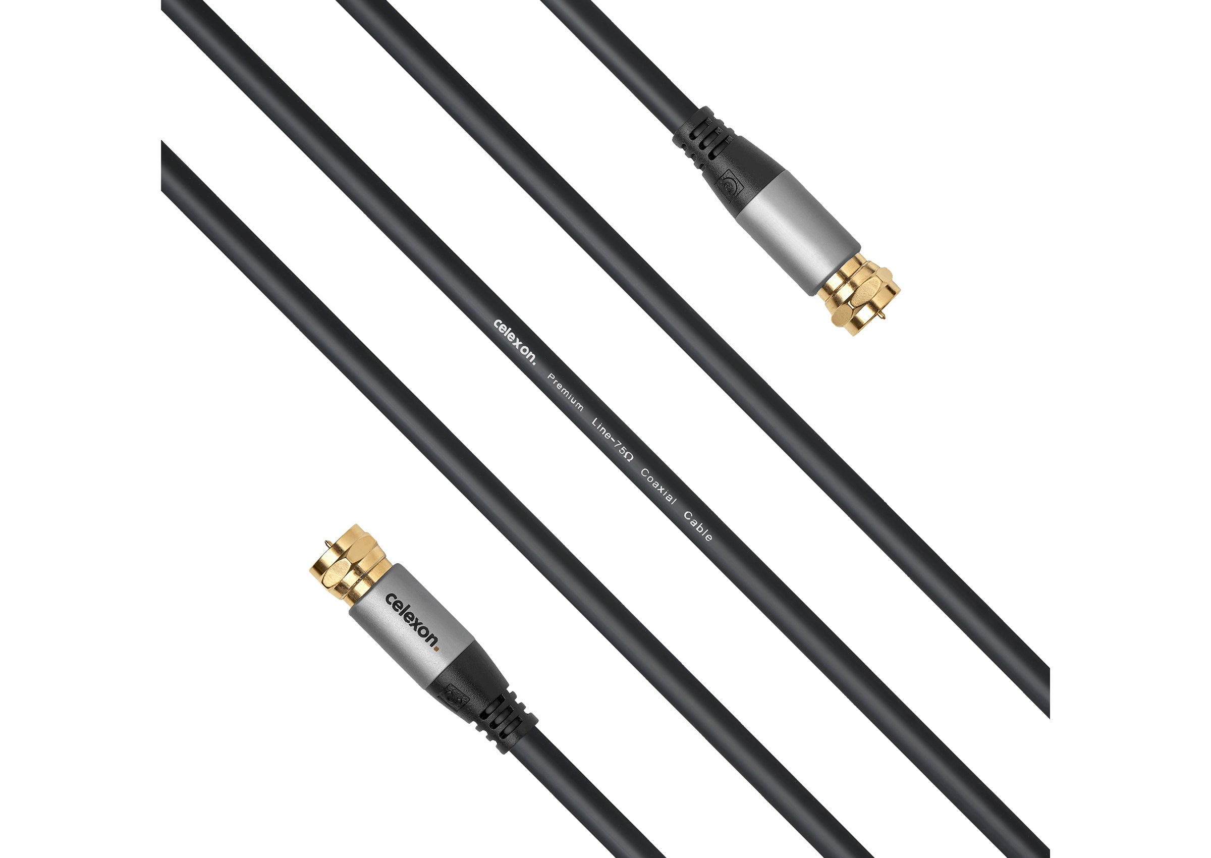 Câble d'antenne satellite fiche F celexon PRO