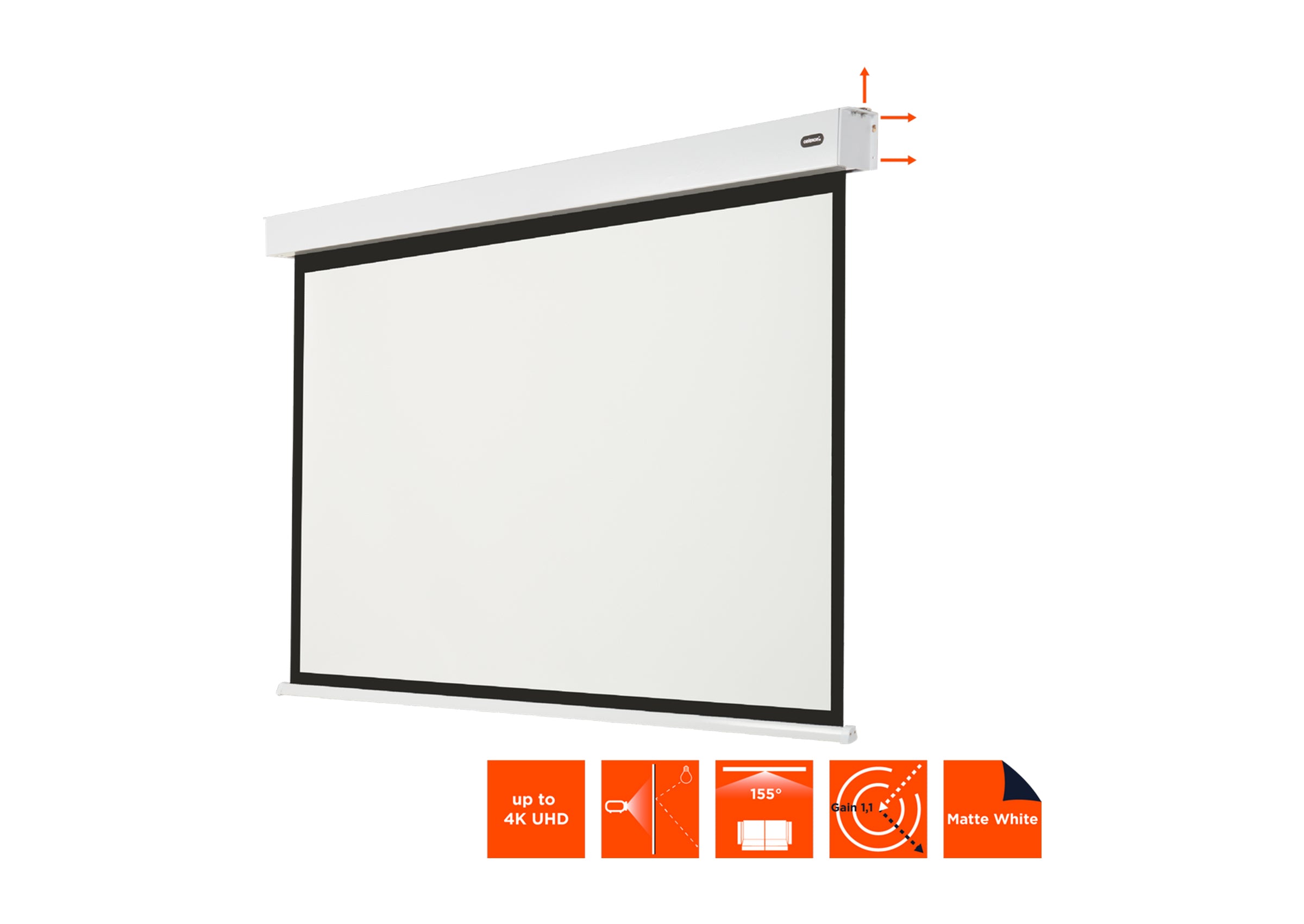 celexon Professional Plus V2.0 pantalla motorizada con batería