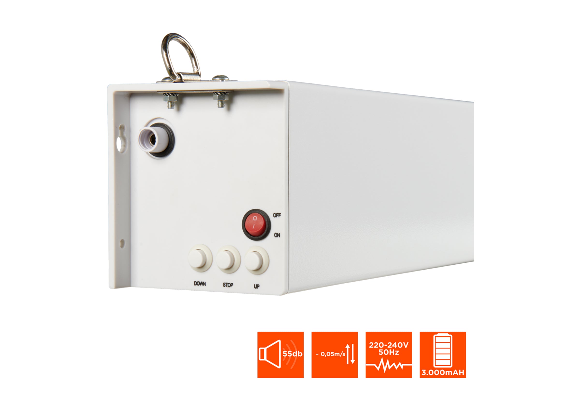 celexon Professional Plus V2.0 pantalla motorizada con batería