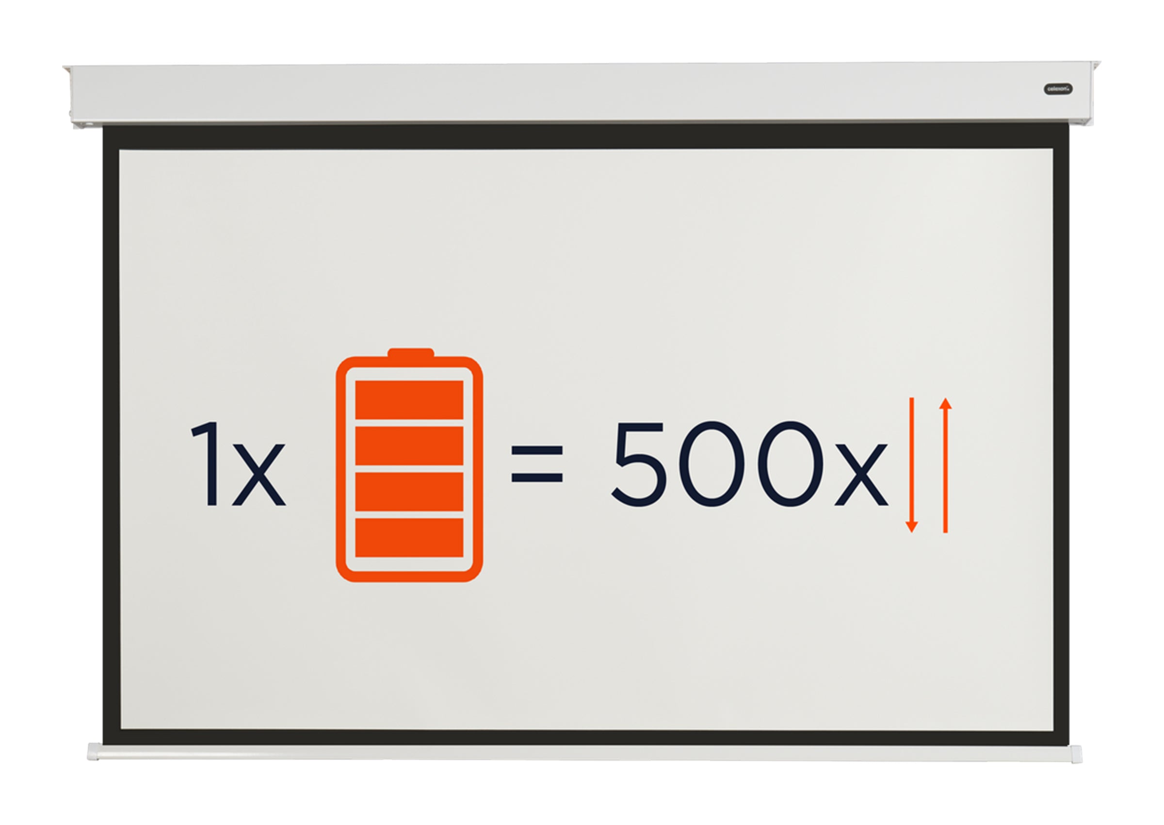 Écran de projection sur batterie motorisé celexon PRO Plus V2.0