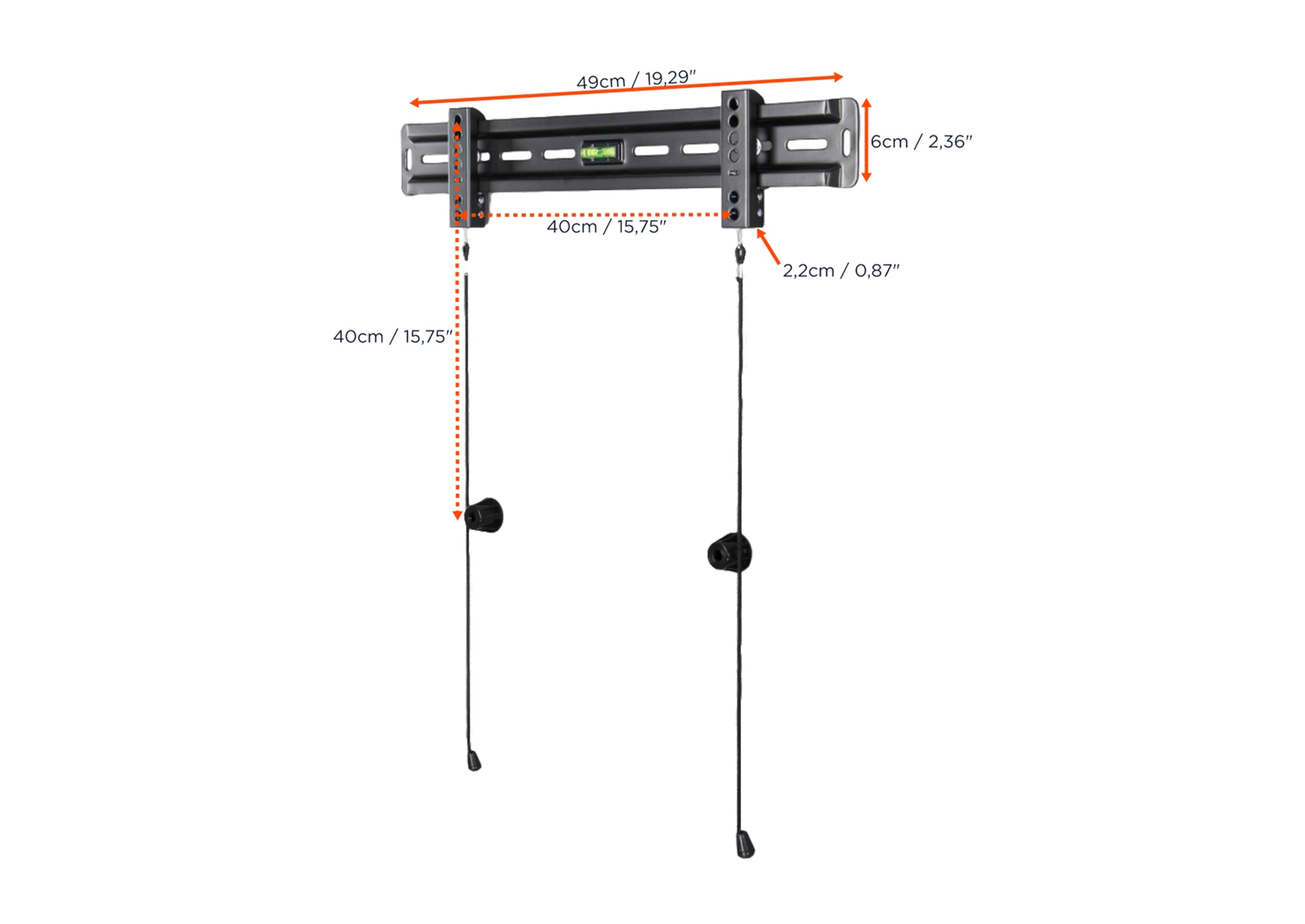 celexon Fixed-5522 uchwyt ścienny do TV, Monitorów 32"-55" do 40kg