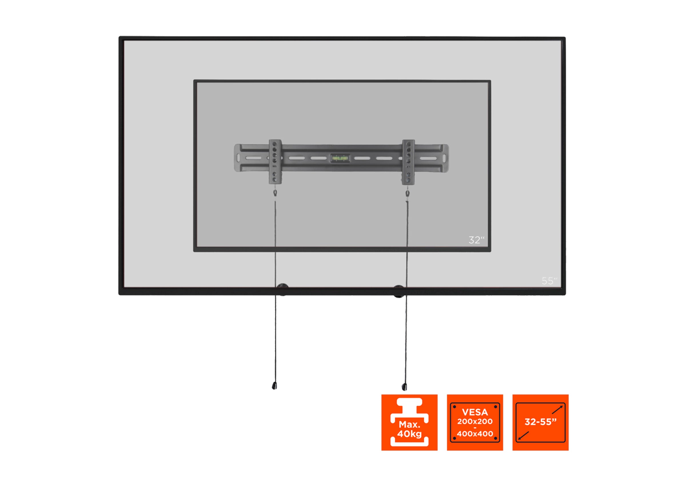 celexon Fixed-5522 uchwyt ścienny do TV, Monitorów 32"-55" do 40kg