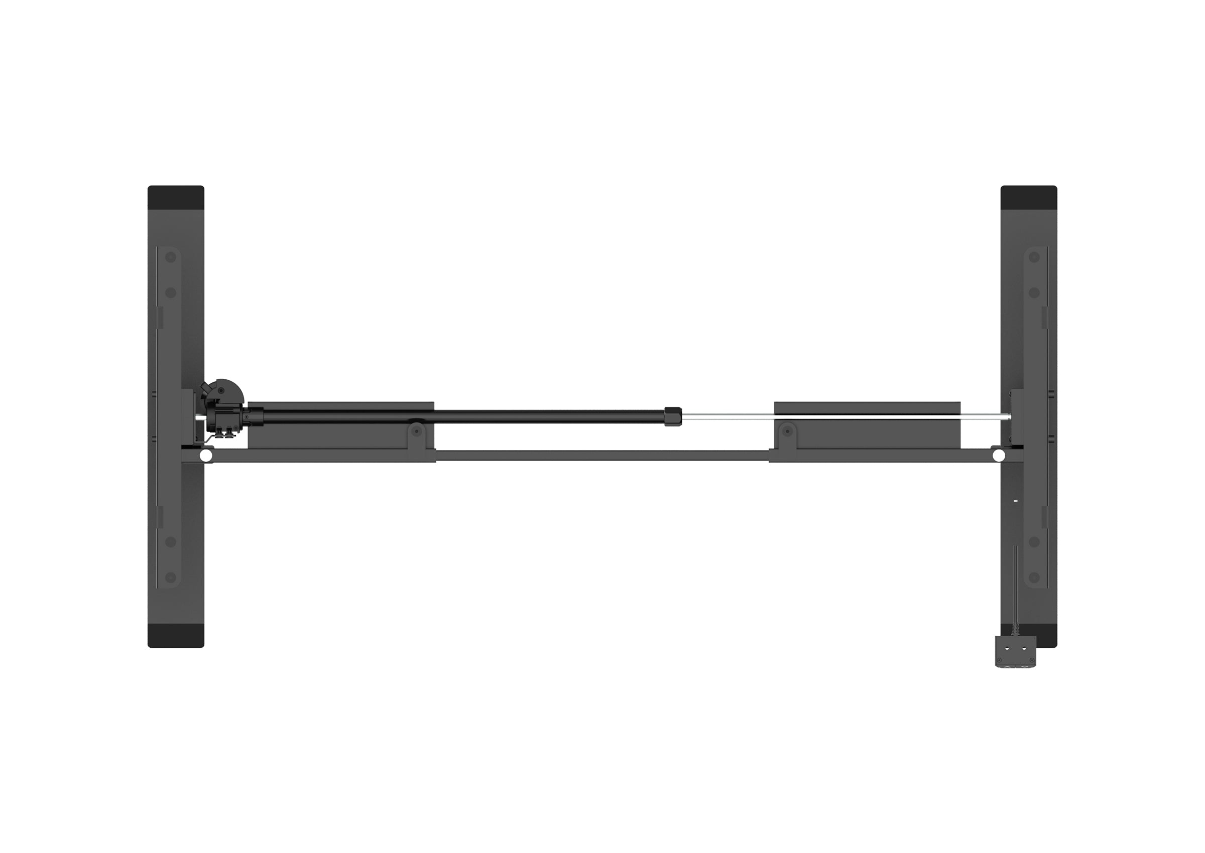 Cadre de bureau celexon ECO eAdjust-71121 réglable en hauteur électriquement - 71 - 121 cm
