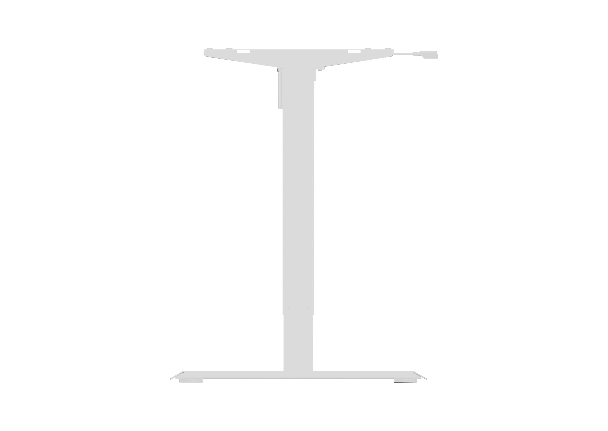 Cadre de bureau celexon ECO eAdjust-71121 réglable en hauteur électriquement - 71 - 121 cm