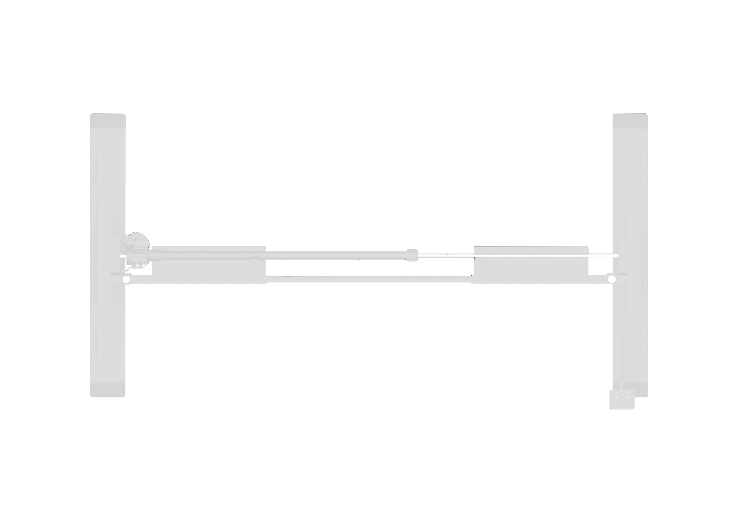 Cadre de bureau celexon ECO eAdjust-71121 réglable en hauteur électriquement - 71 - 121 cm