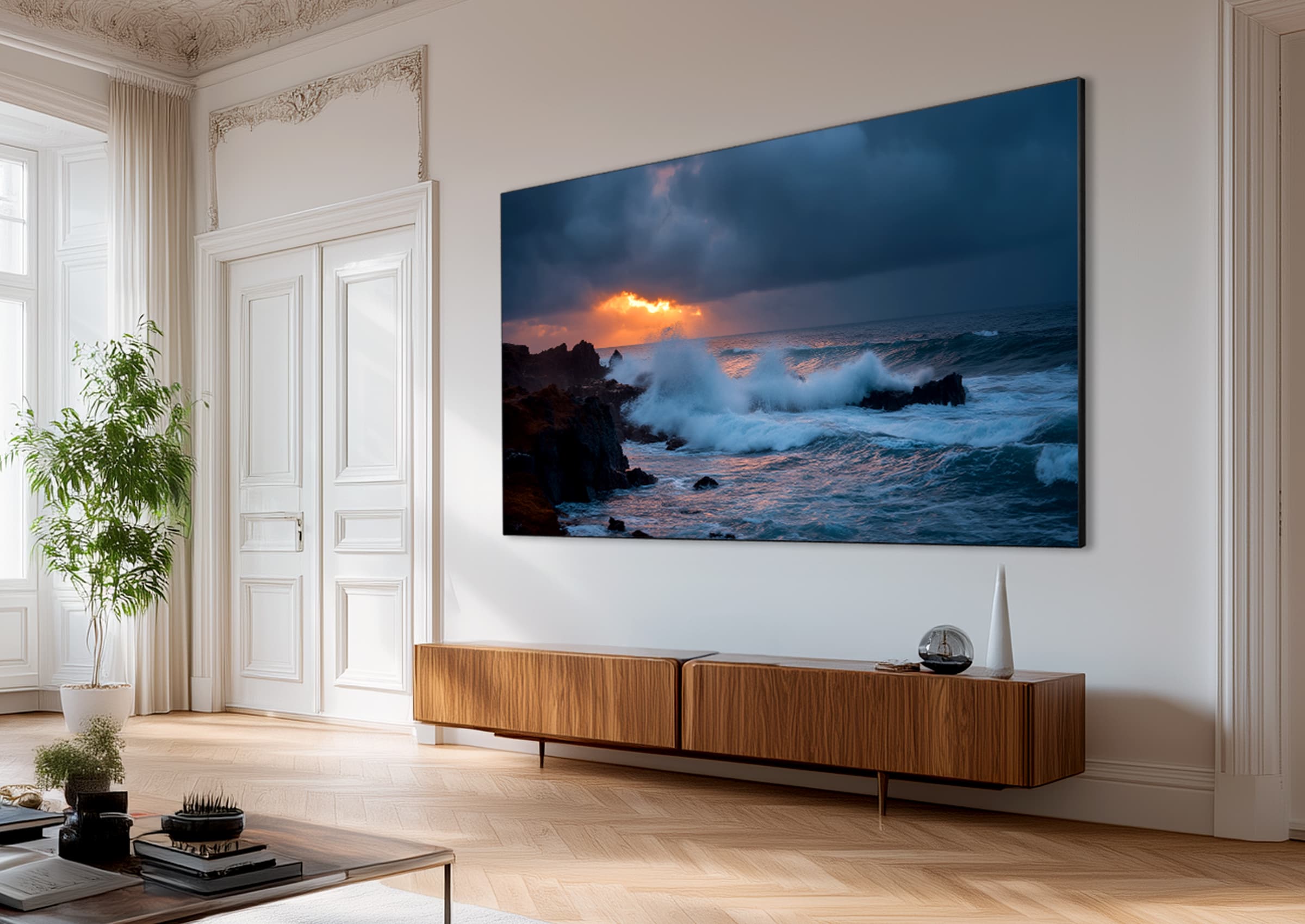 celexon HomeCinema Hochkontrastleinwand Frame - Dynamic Slate ALR
