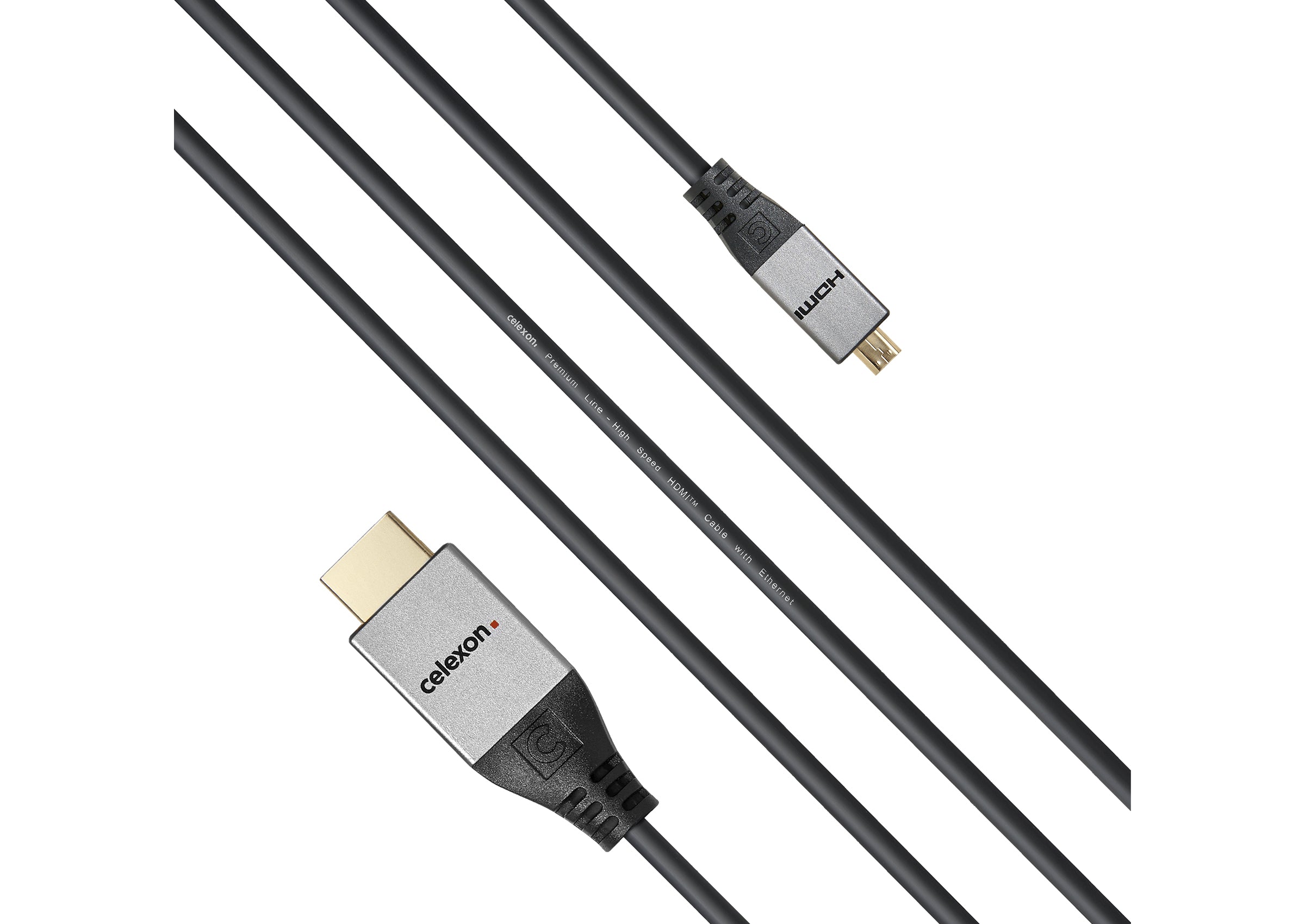 Câble HDMI vers micro HDMI avec Ethernet 2.0a/b 4K celexon PRO