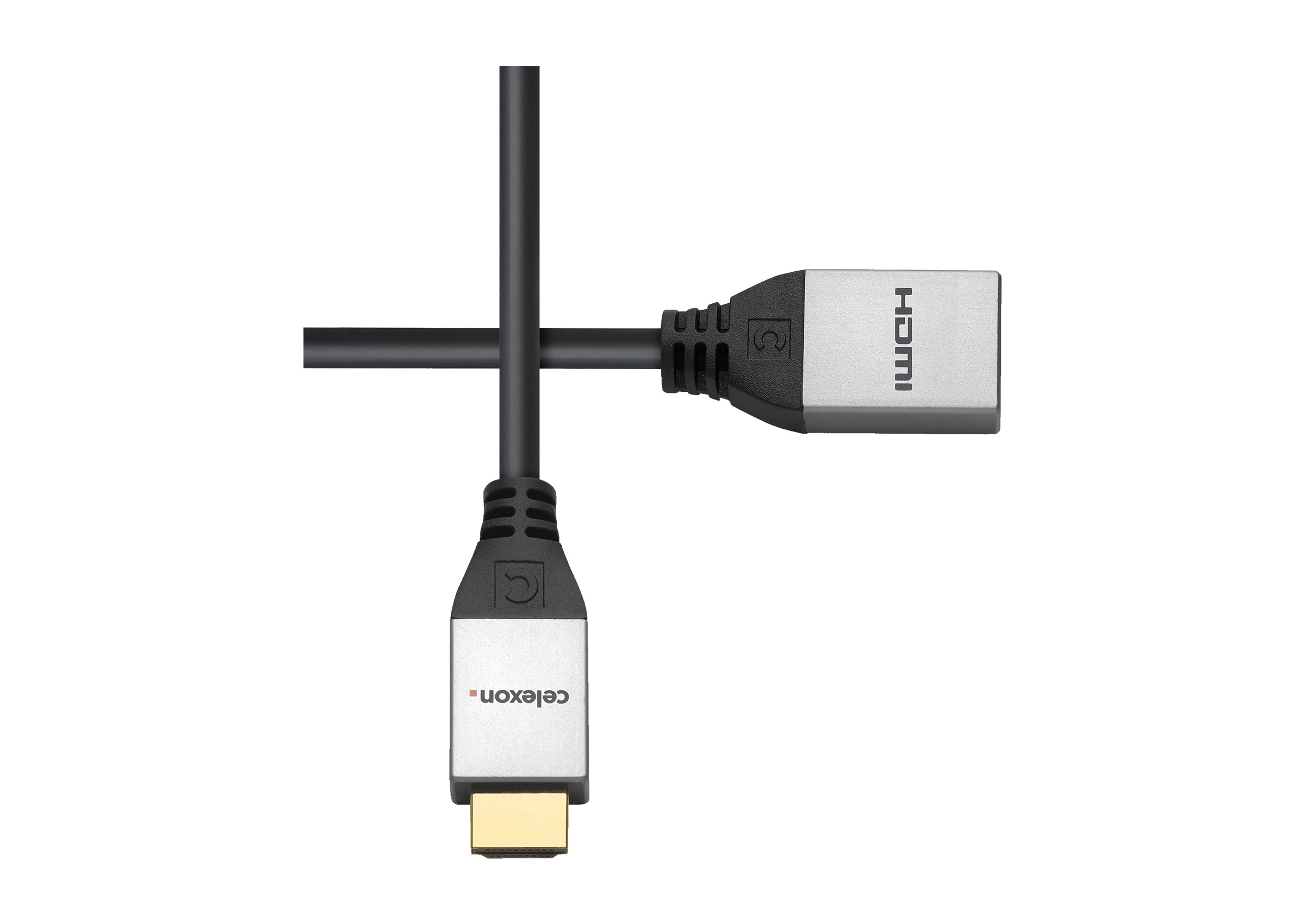 celexon HDMI M/F adapter with Ethernet - 2.0a/b 4K 0.25m - Professional Line