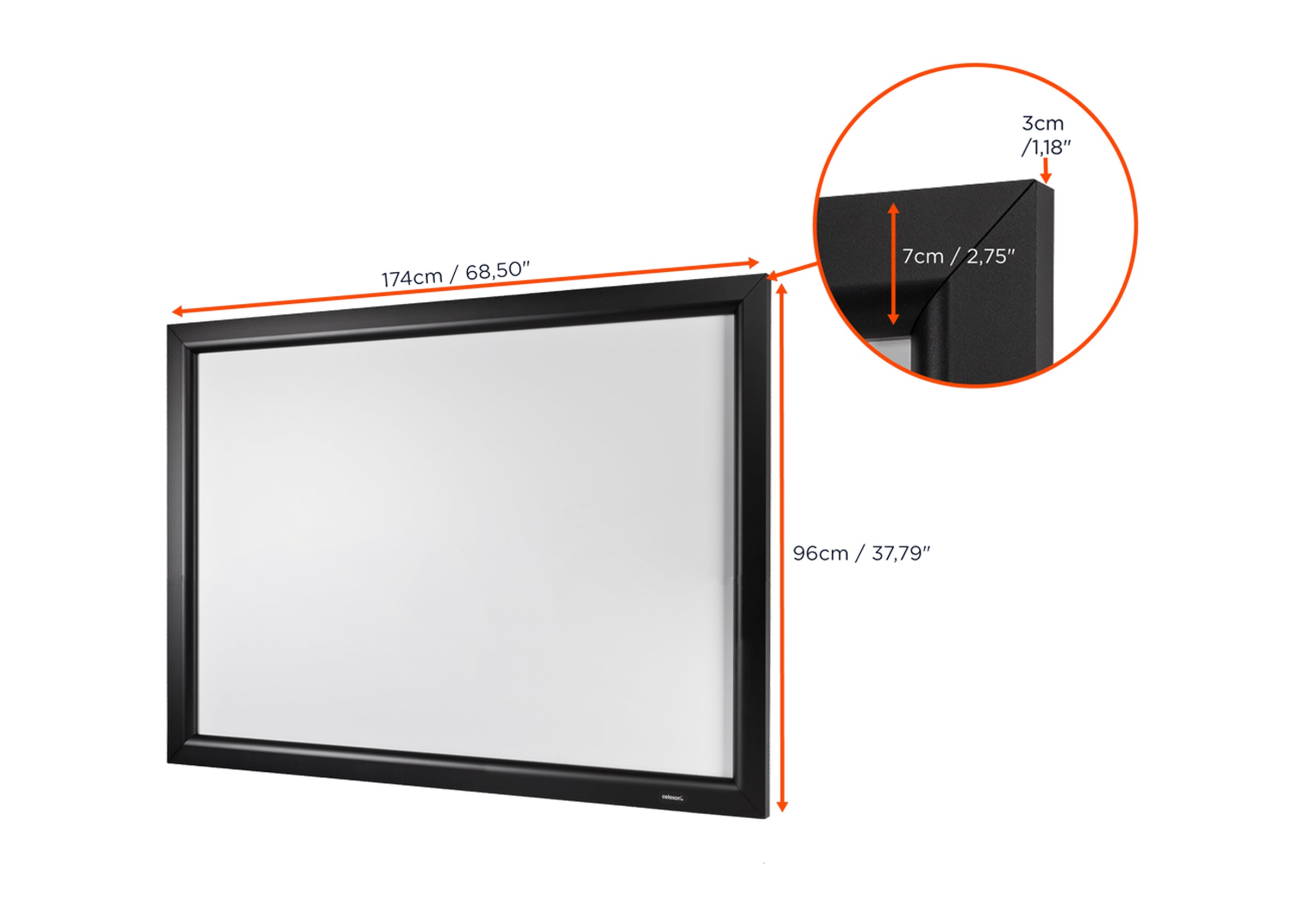 Pantalla de marco celexon HomeCinema