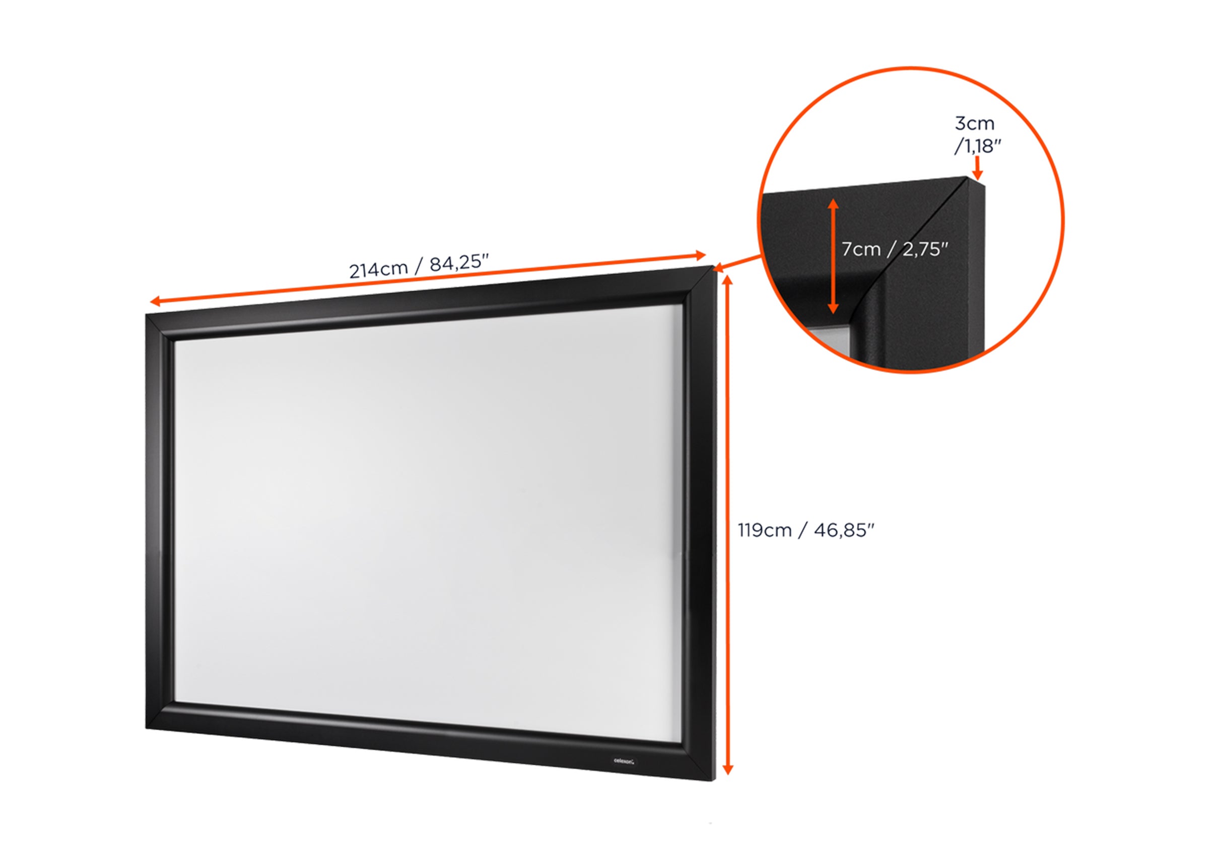 Pantalla de marco celexon HomeCinema