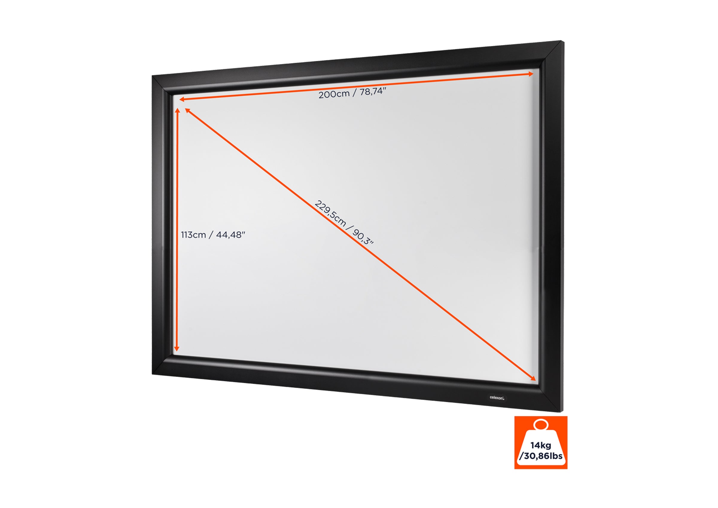 Pantalla de marco celexon HomeCinema