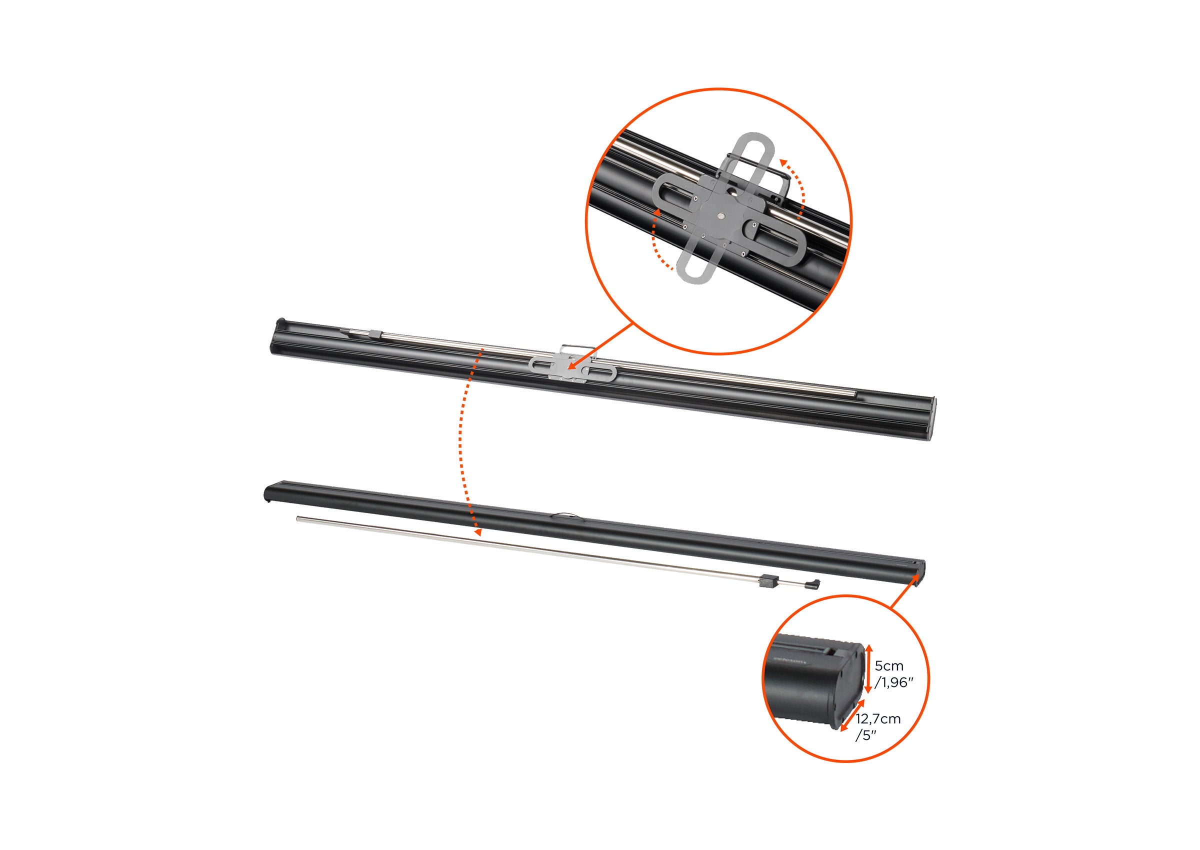 celexon Mobile Lite Chroma Key verde pantalla portátil 150 x 200 cm