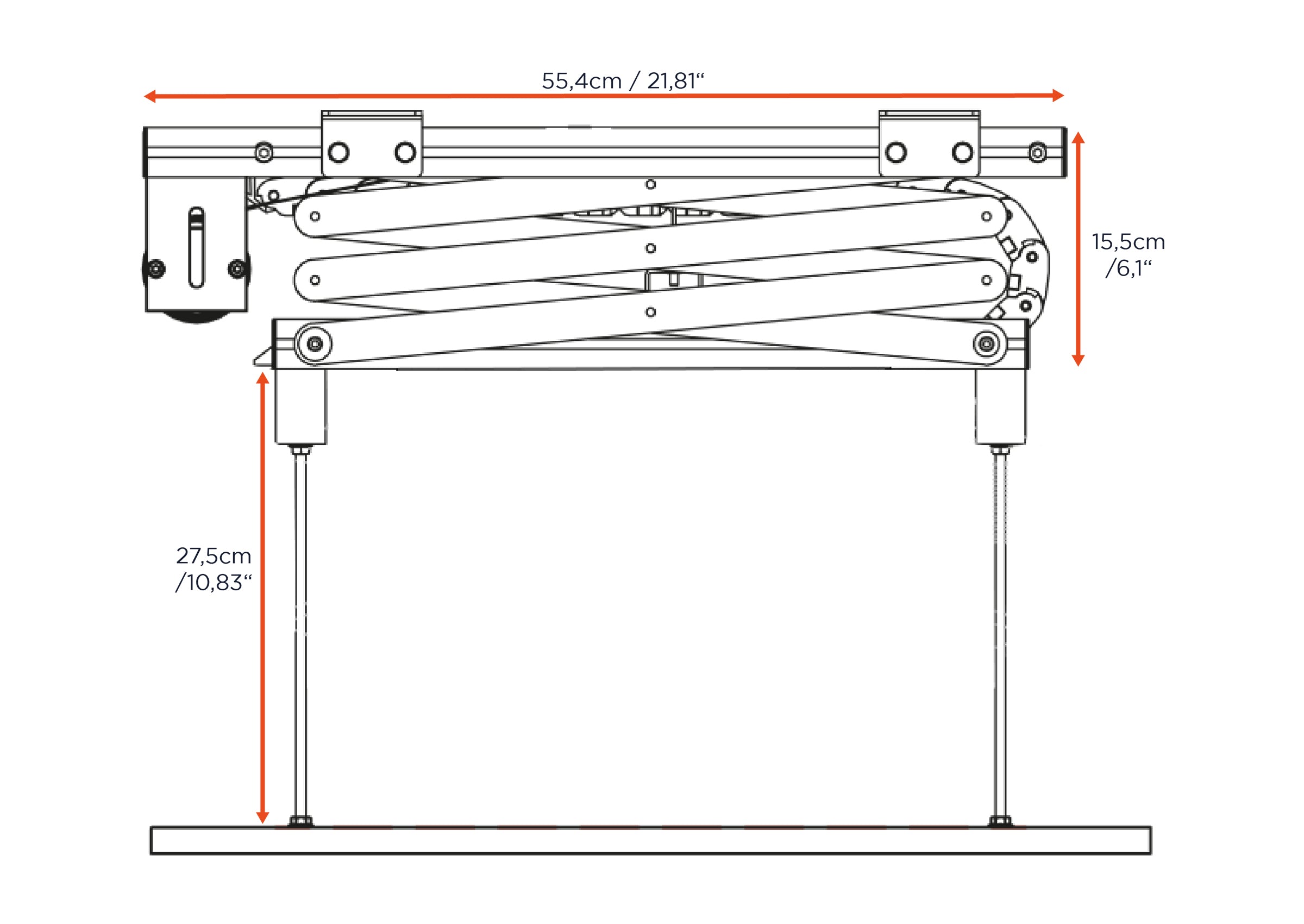 celexon PL1000 Plus winda sufitowa do projektora