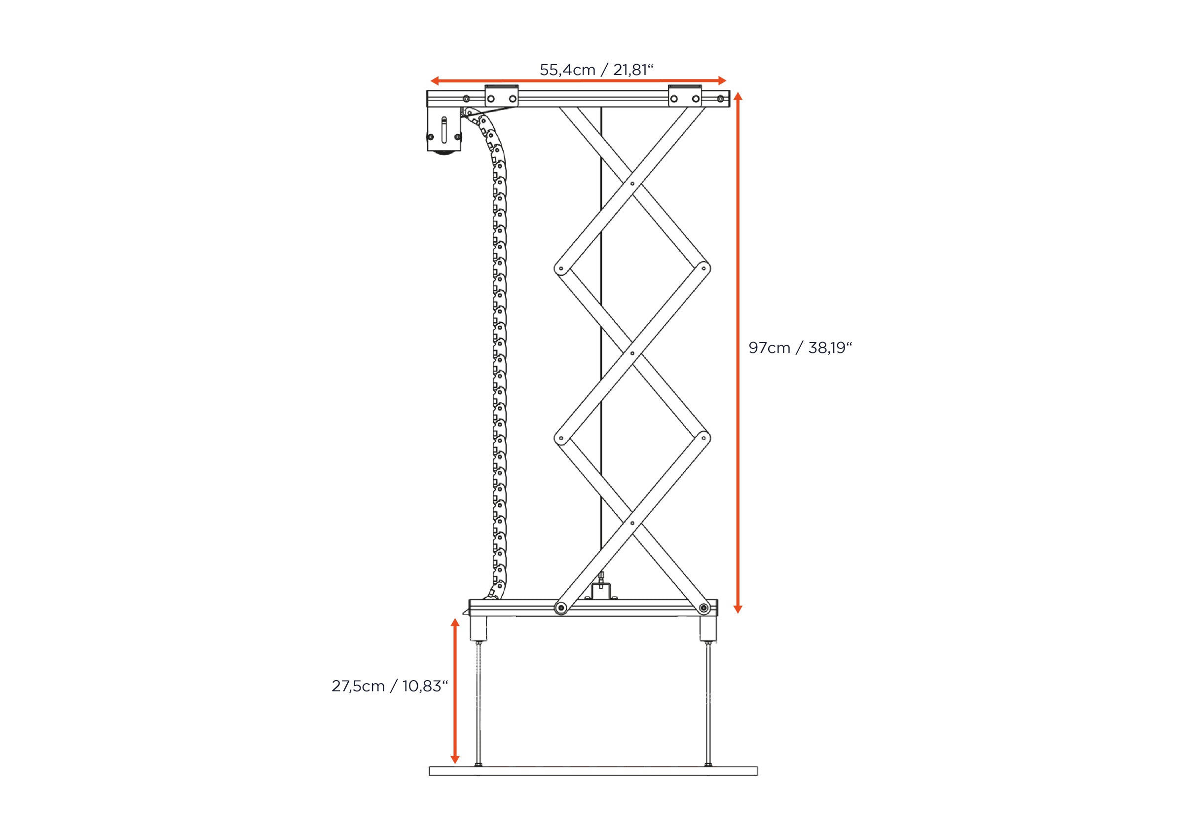 celexon PL1000 winda sufitowa do projektora
