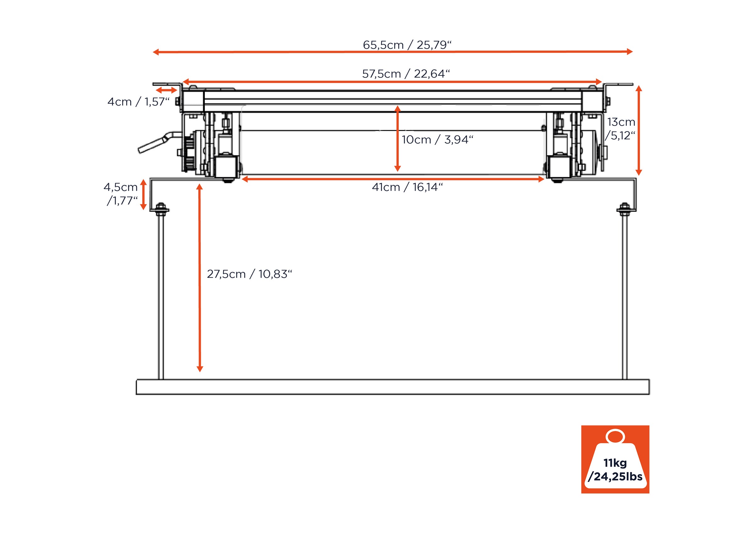 celexon PL300 winda sufitowa do projektora