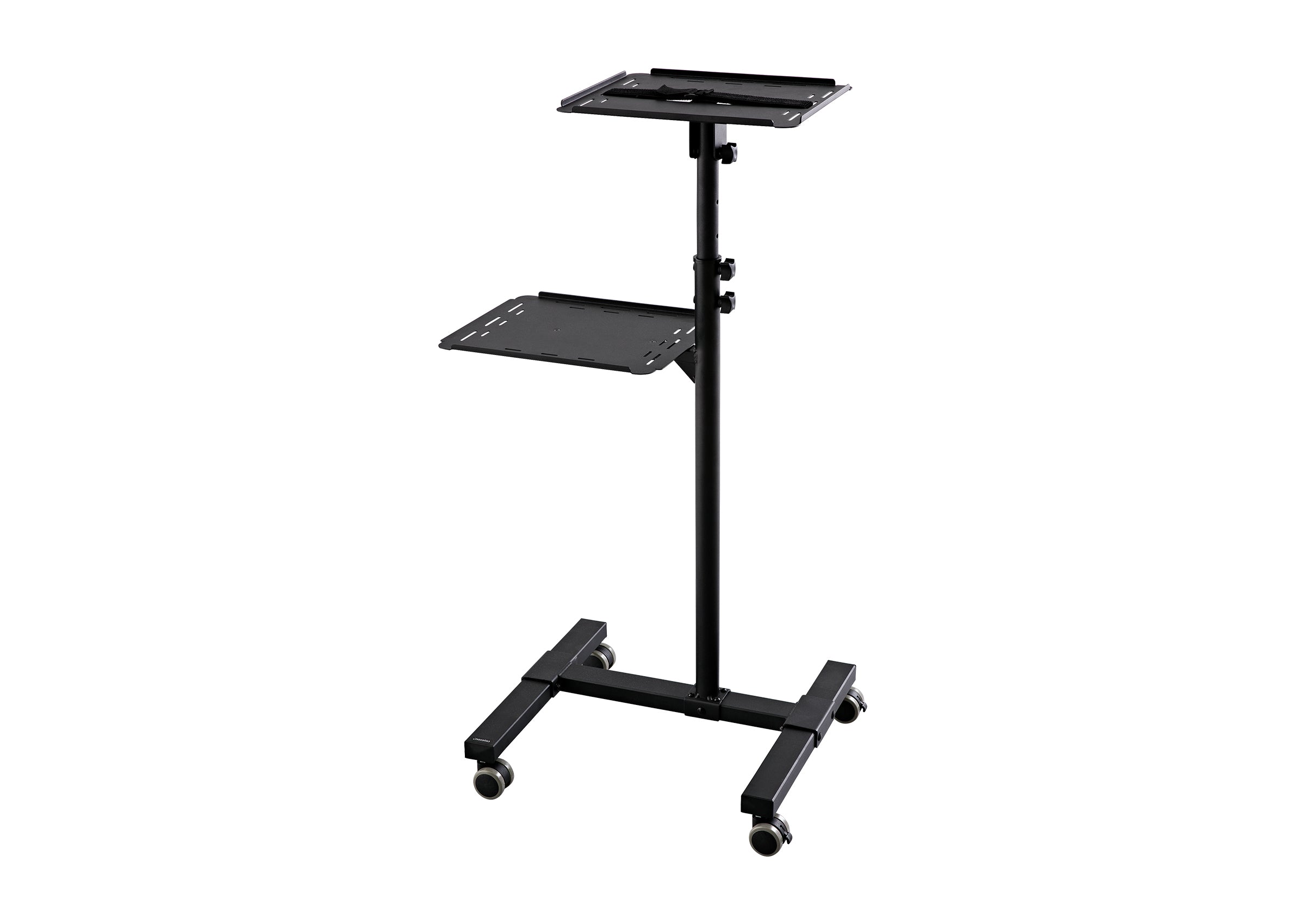 Table mobile de présentation celexon PT3020 pour vidéoprojecteur, à 2 plateaux - Noir