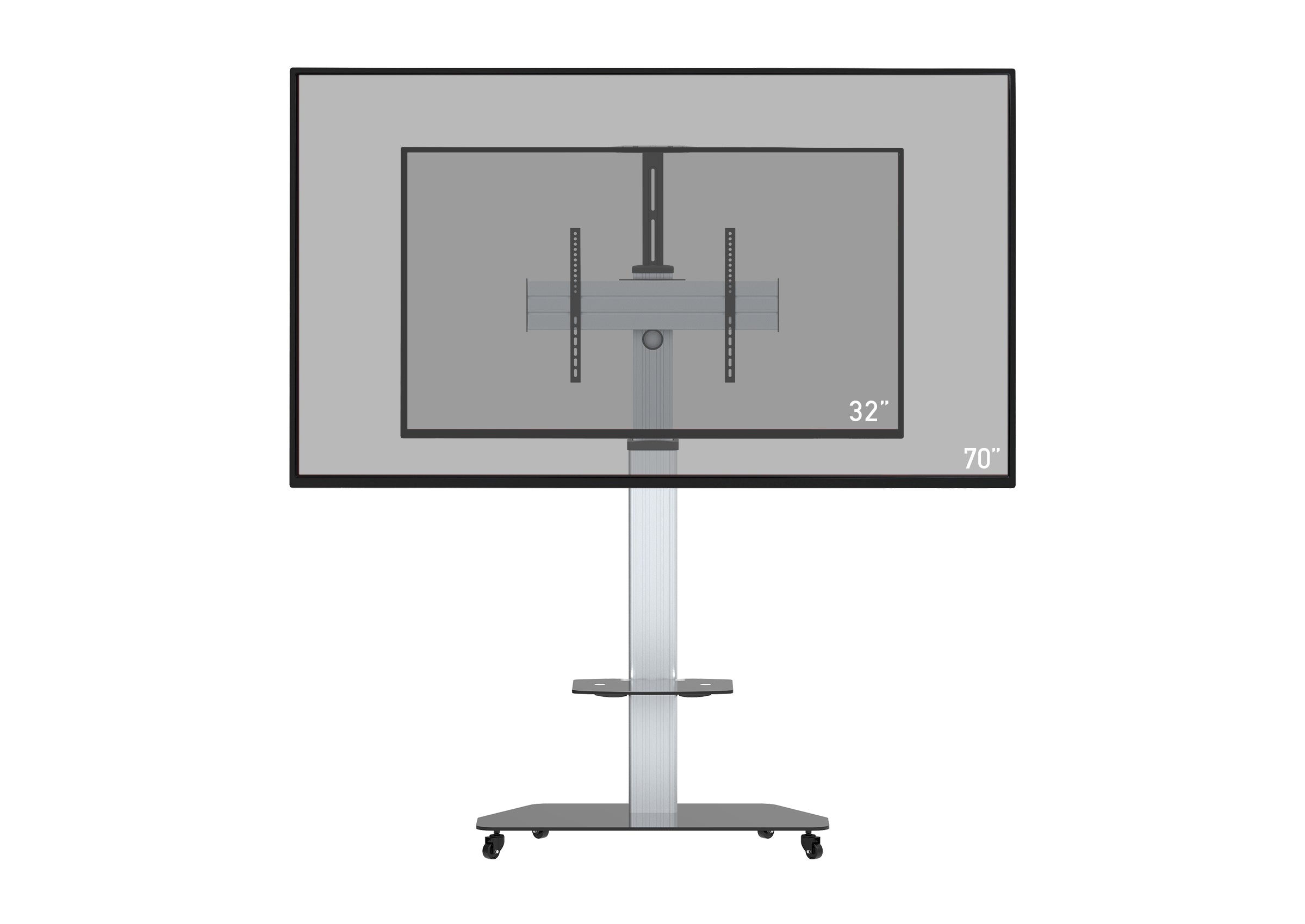 Support mobile/fixe celexon PRO Adjust-3270MP réglable en hauteur manuellement - 32’’-70’’ (inclinable de 15°)