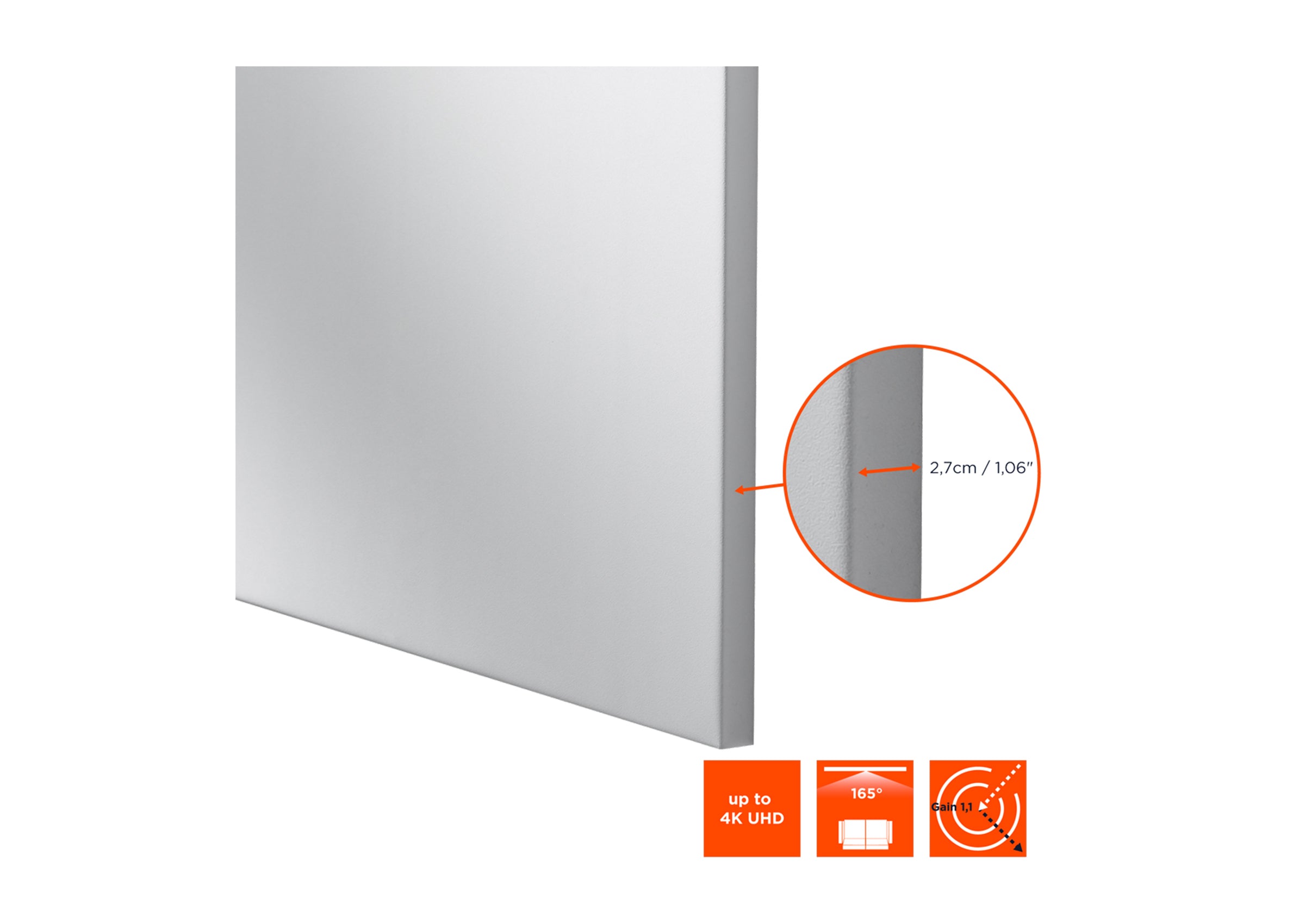 celexon pantalla de marco Expert PureWhite