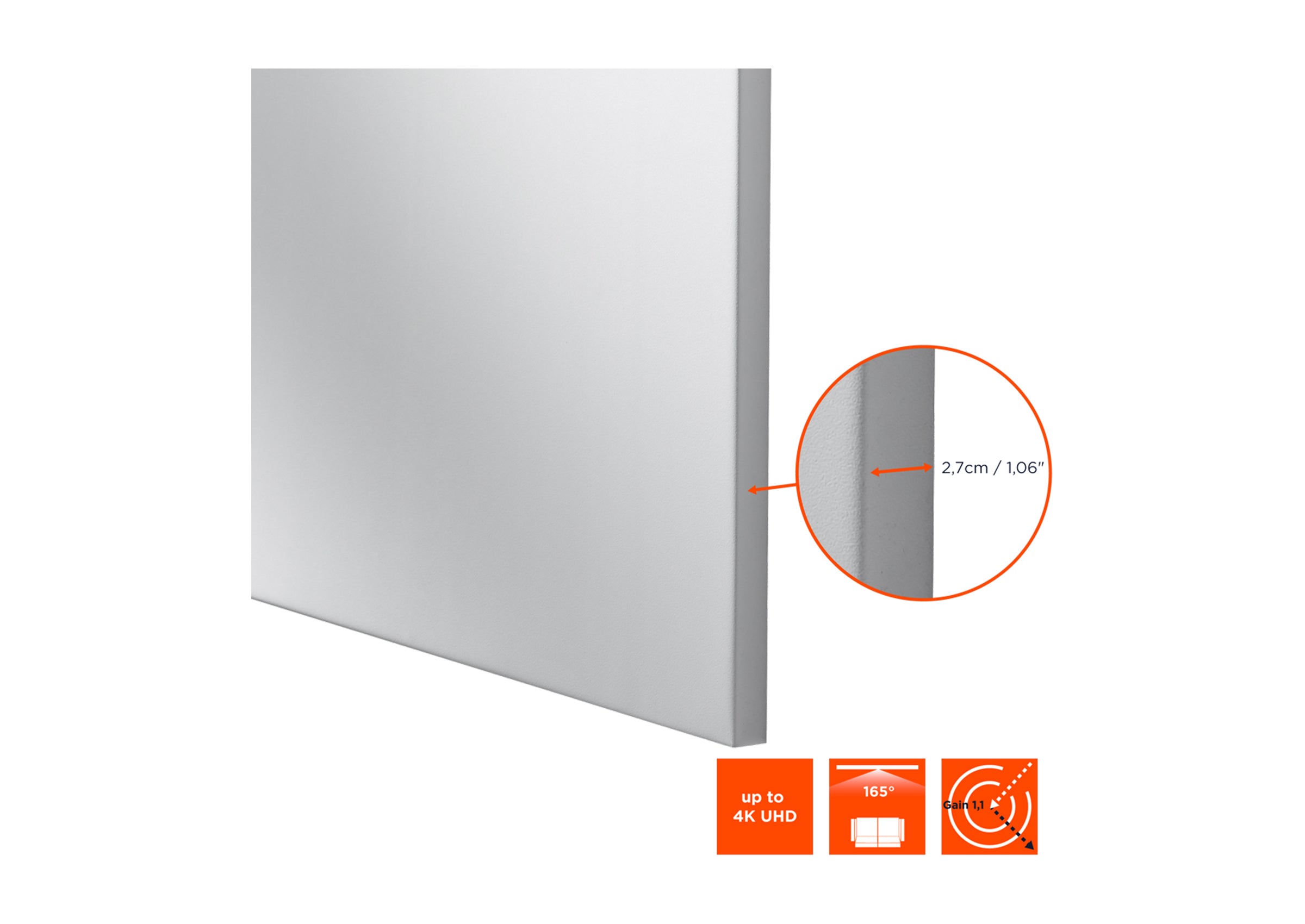 celexon pantalla de marco Expert PureWhite