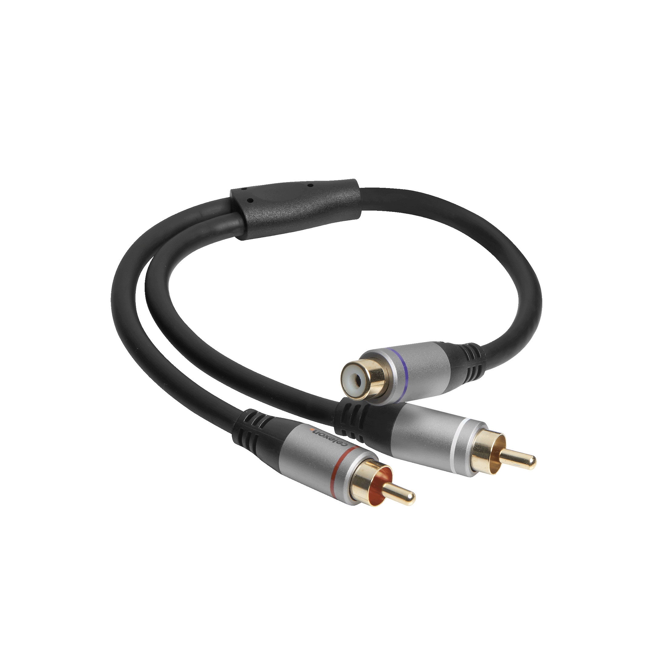 Adaptateur audio 2x RCA vers RCA M/F celexon PRO 0,25 m