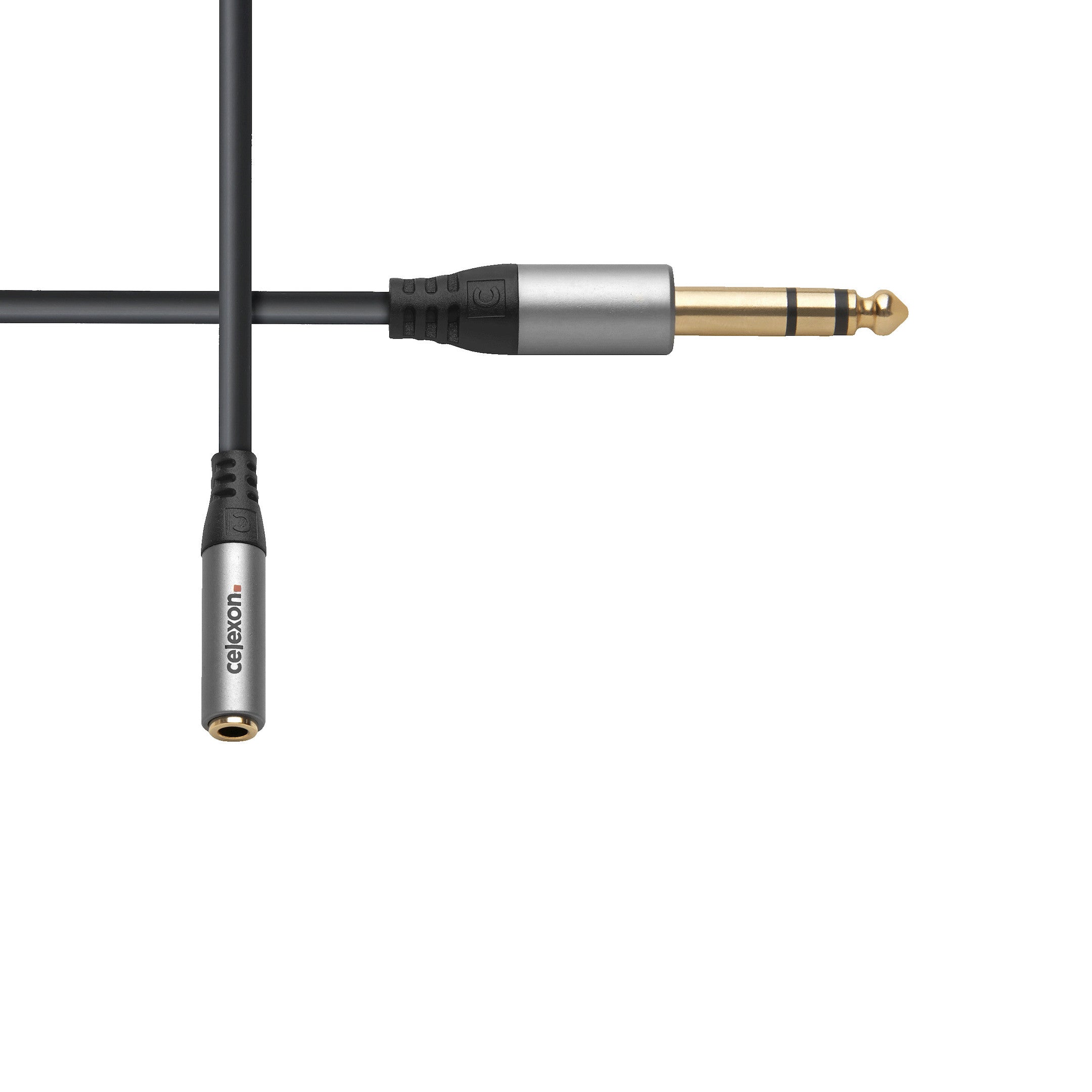 Adaptateur audio stéréo jack 6,3mm vers stéréo jack 3,5mm M/F celexon PRO 0,25 m