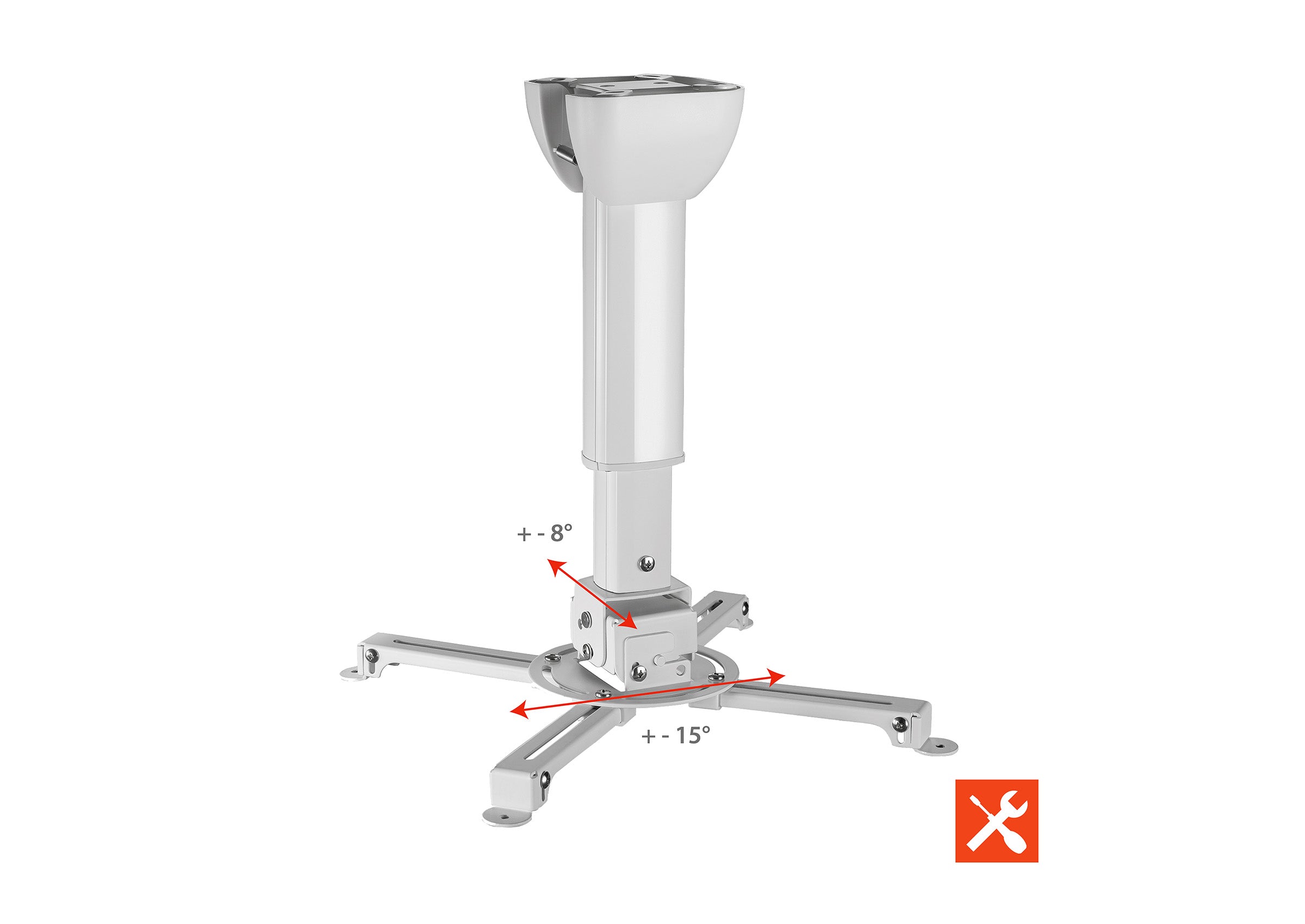 Support universel pour plafond celexon MultiCel Pro
