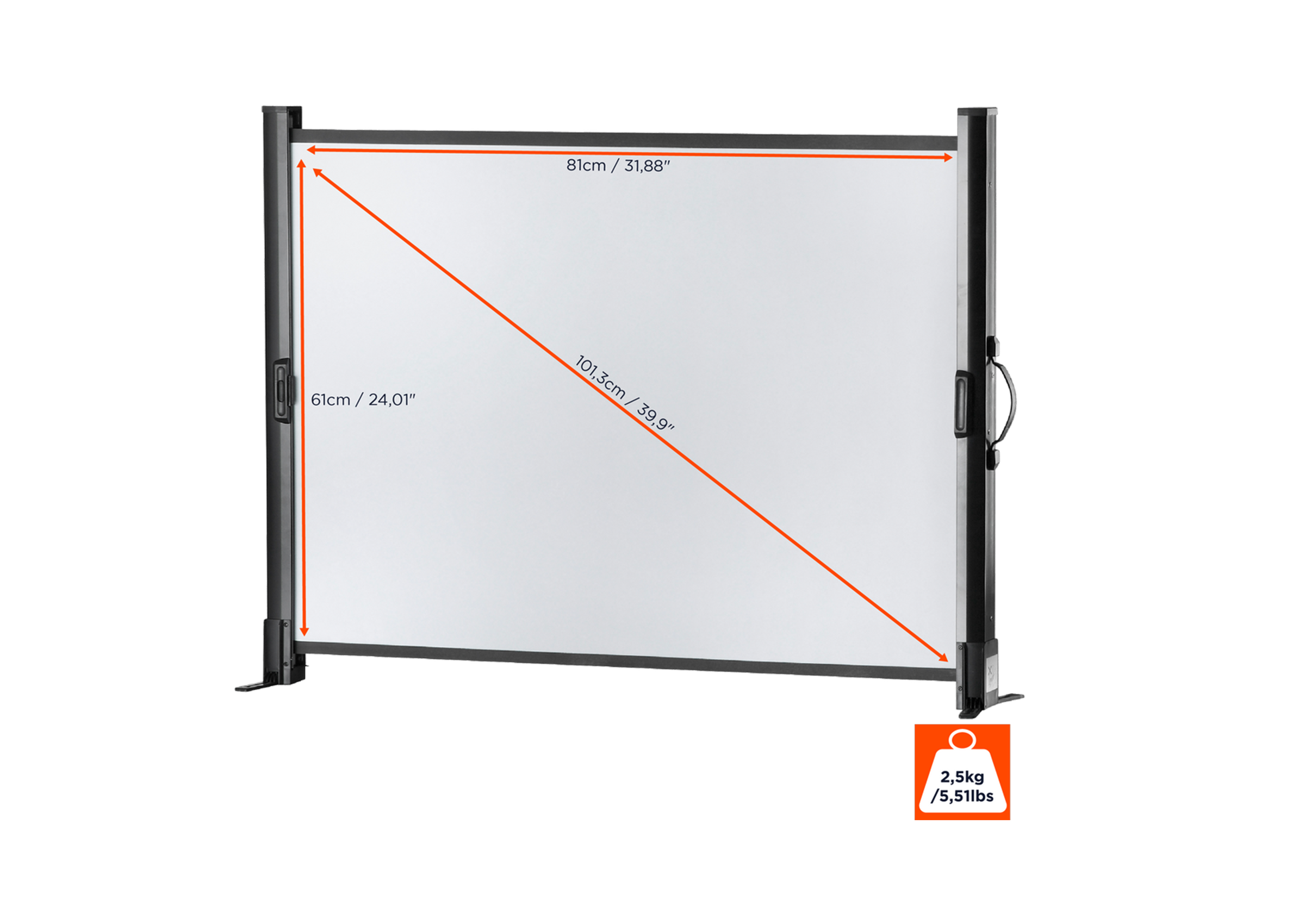 Écran de table mobile celexon PRO