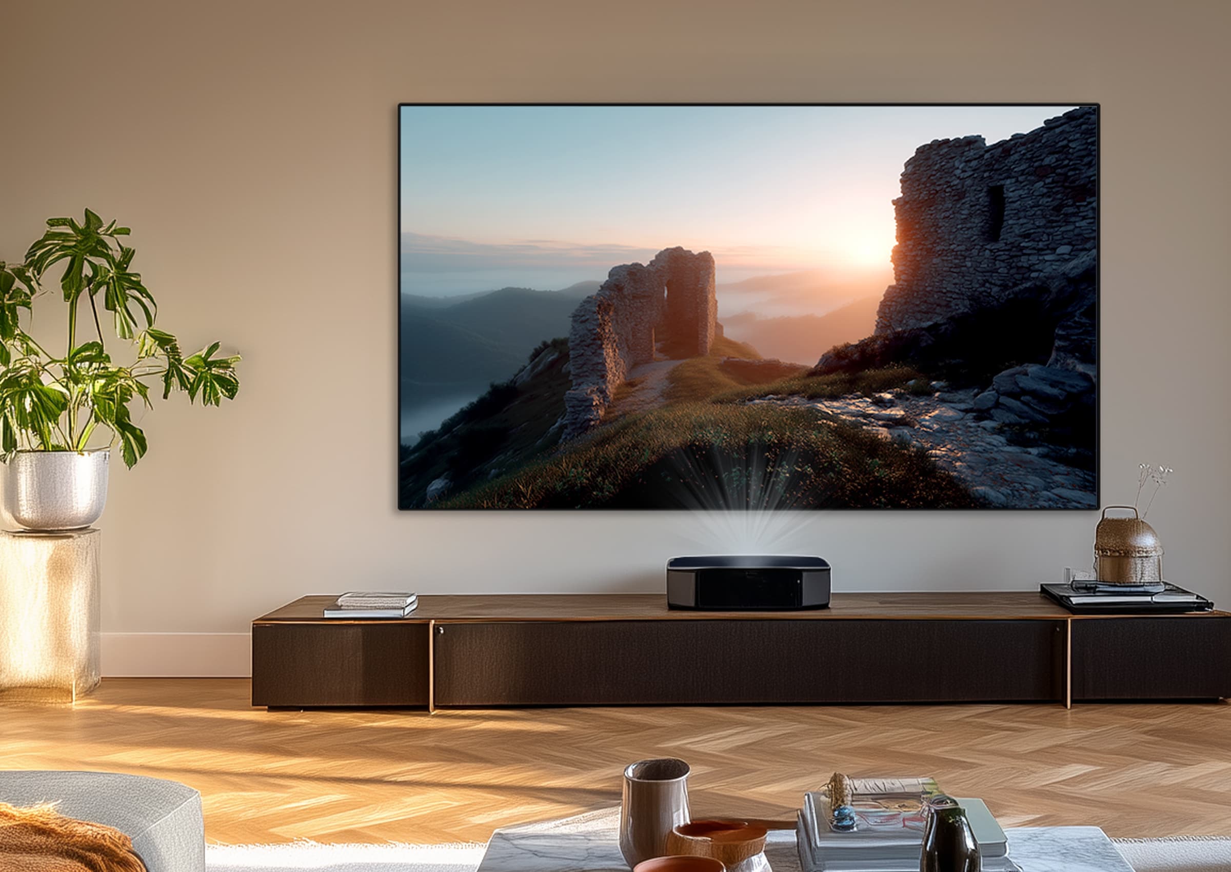 celexon CLR HomeCinema Performance UST Hochkontrast-Rahmenleinwand 100"