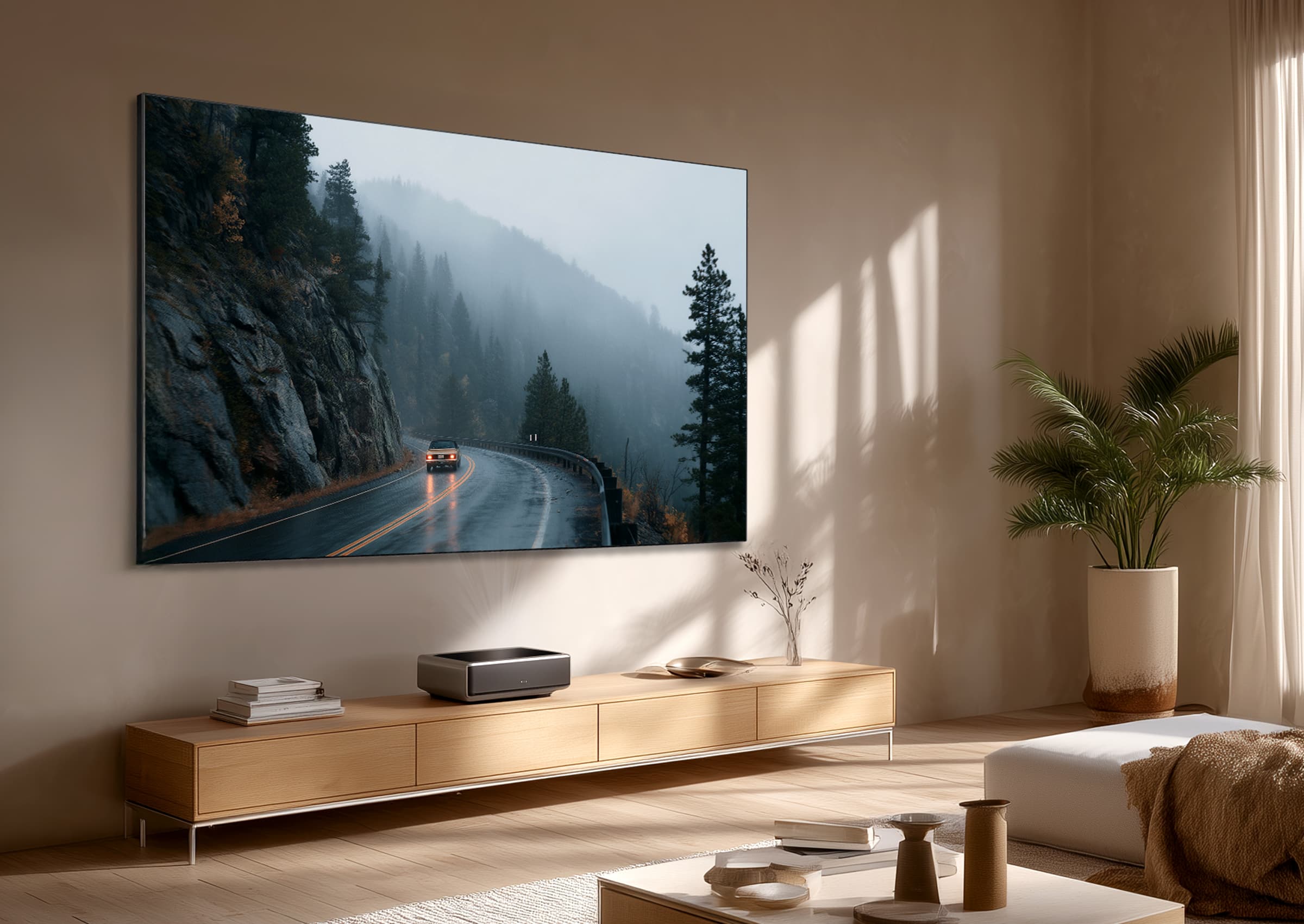 celexon CLR HomeCinema UST Hochkontrast-Rahmenleinwand V2.0