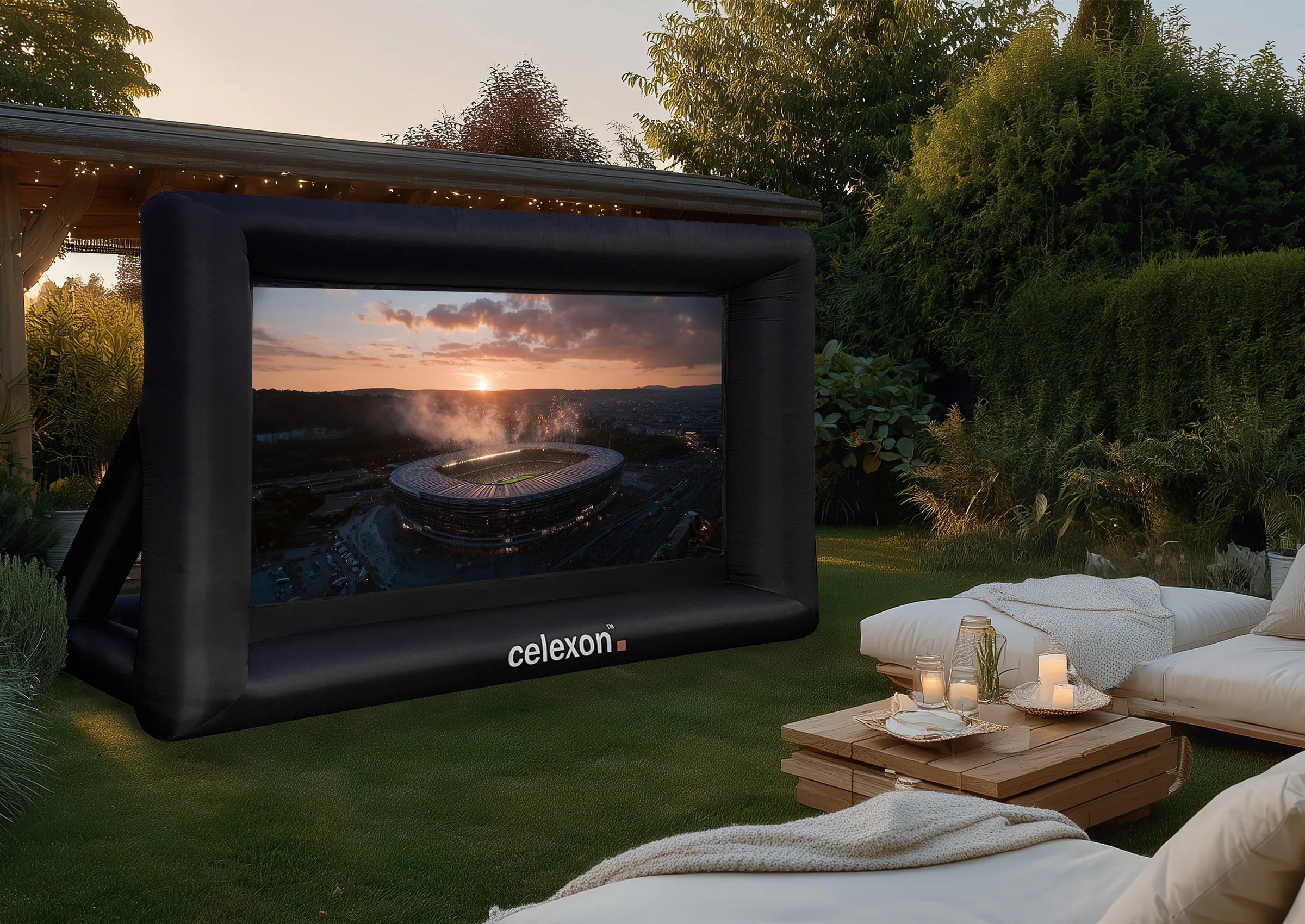 celexon inflatable outdoor projector screen INF200