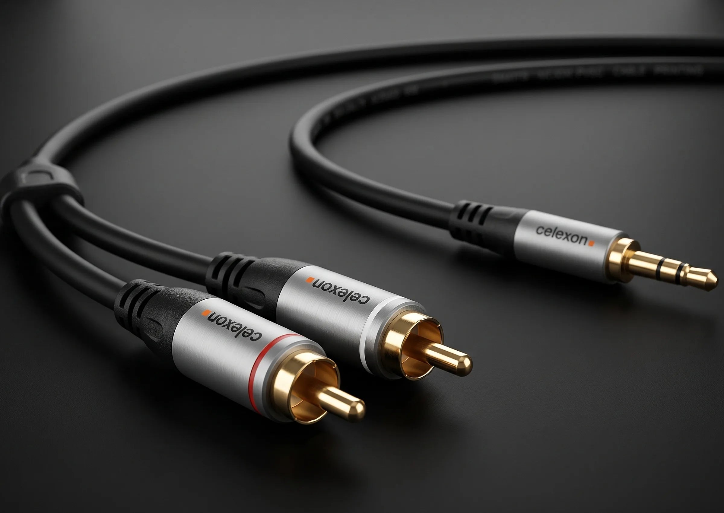 celexon cavo audio 2x Cinch a jack stereo 3,5mm - serie Professional
