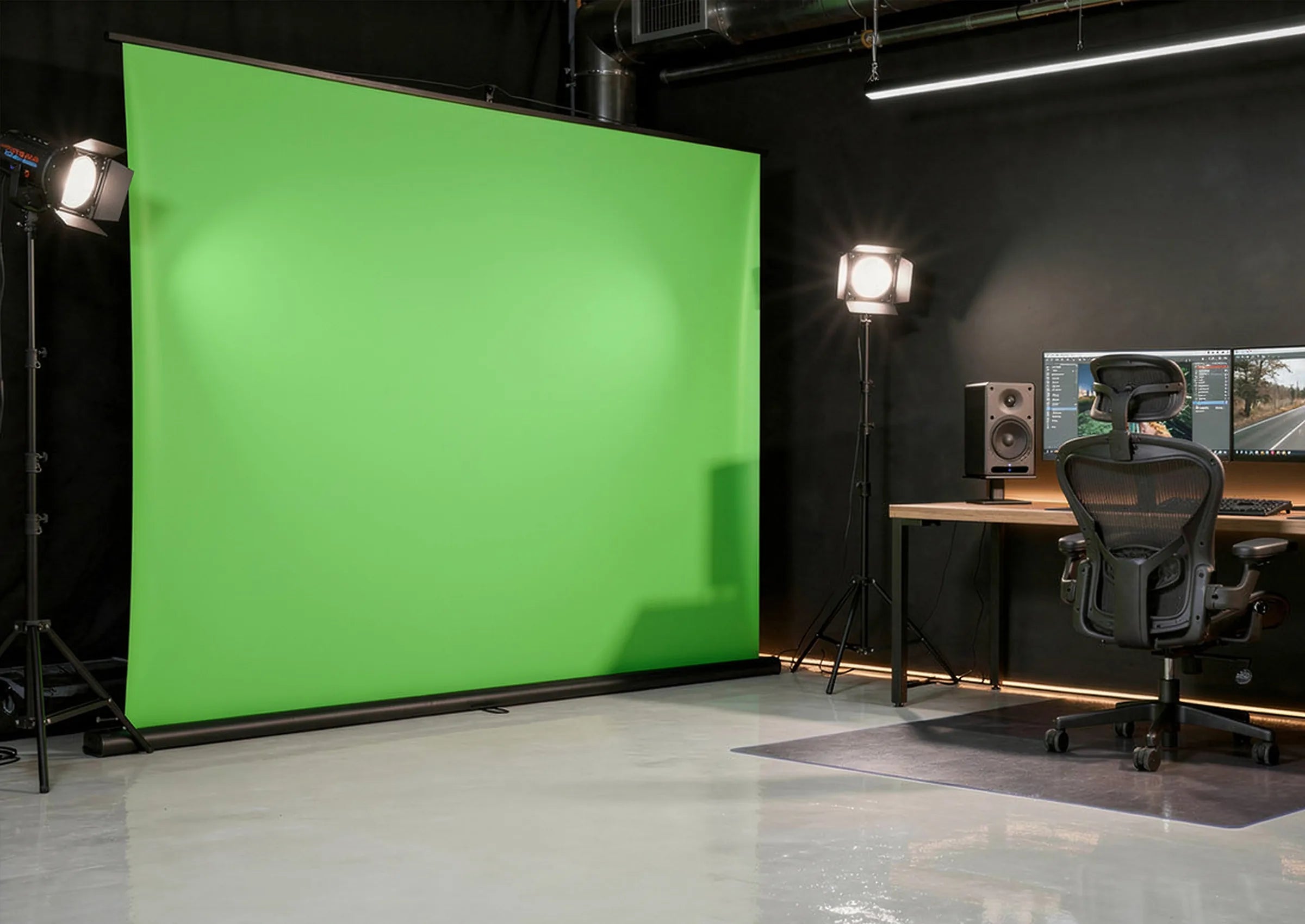 celexon Mobile Lite Chroma Key verde pantalla portátil 150 x 200 cm