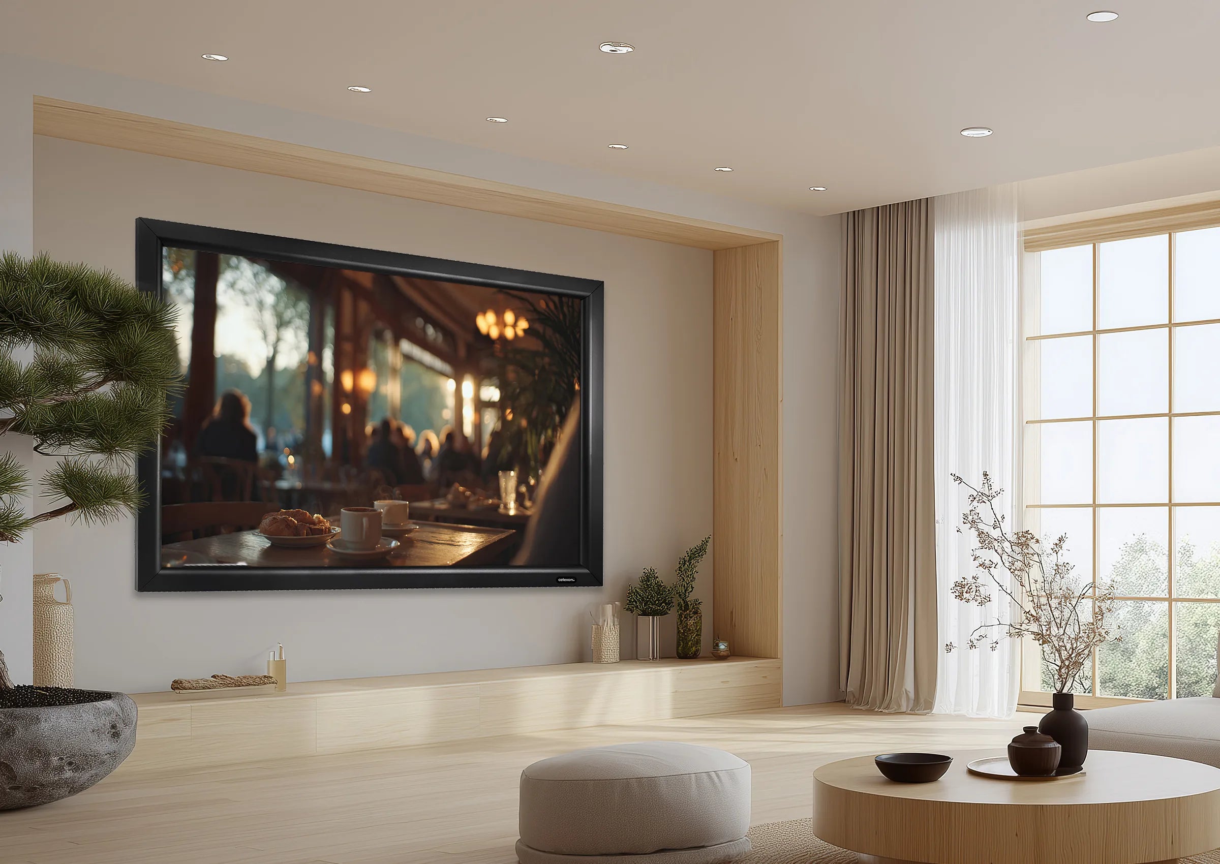 celexon Home Cinema Fixed Frame Projector screen