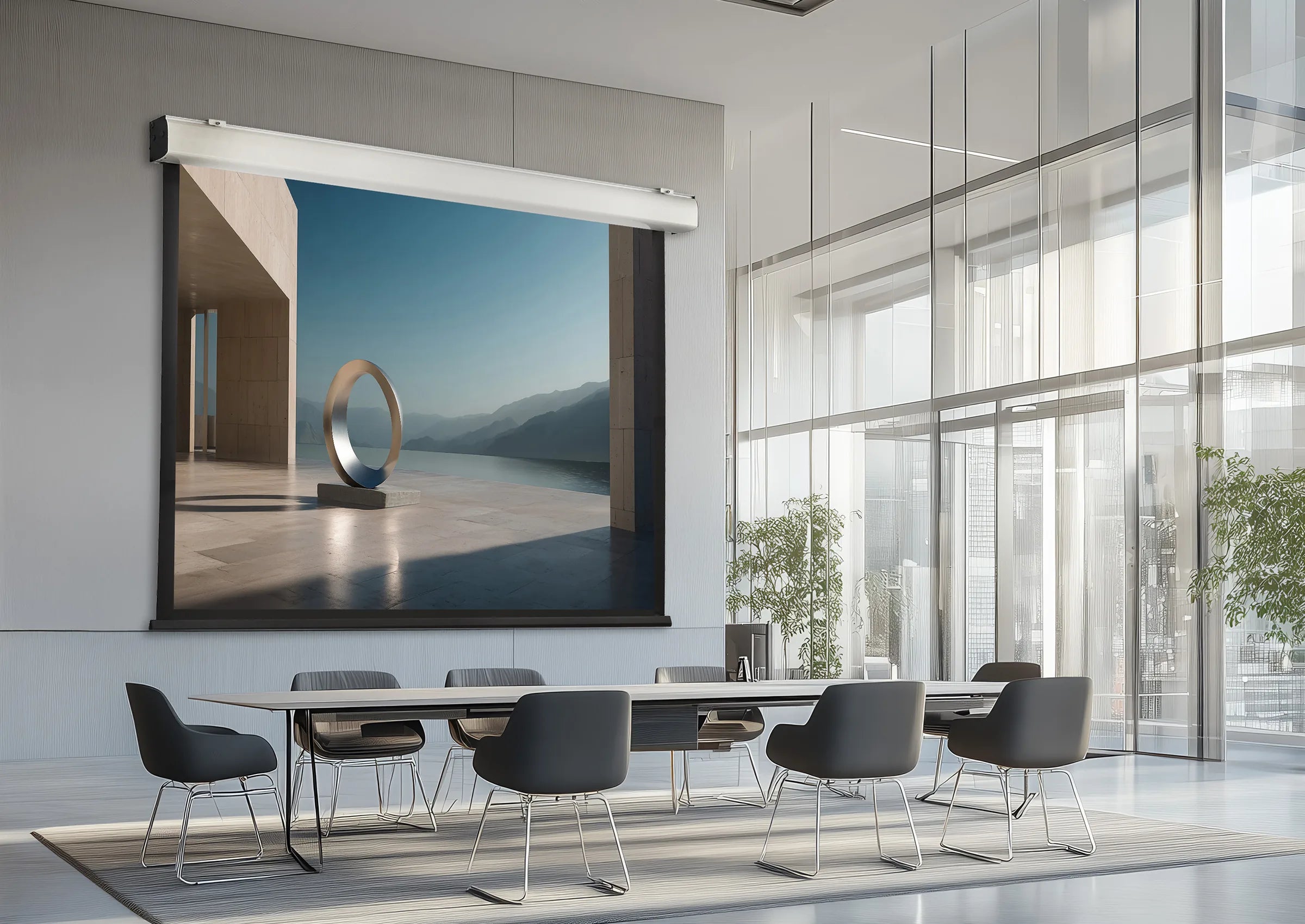 Écran de projection motorisé celexon Expert XL