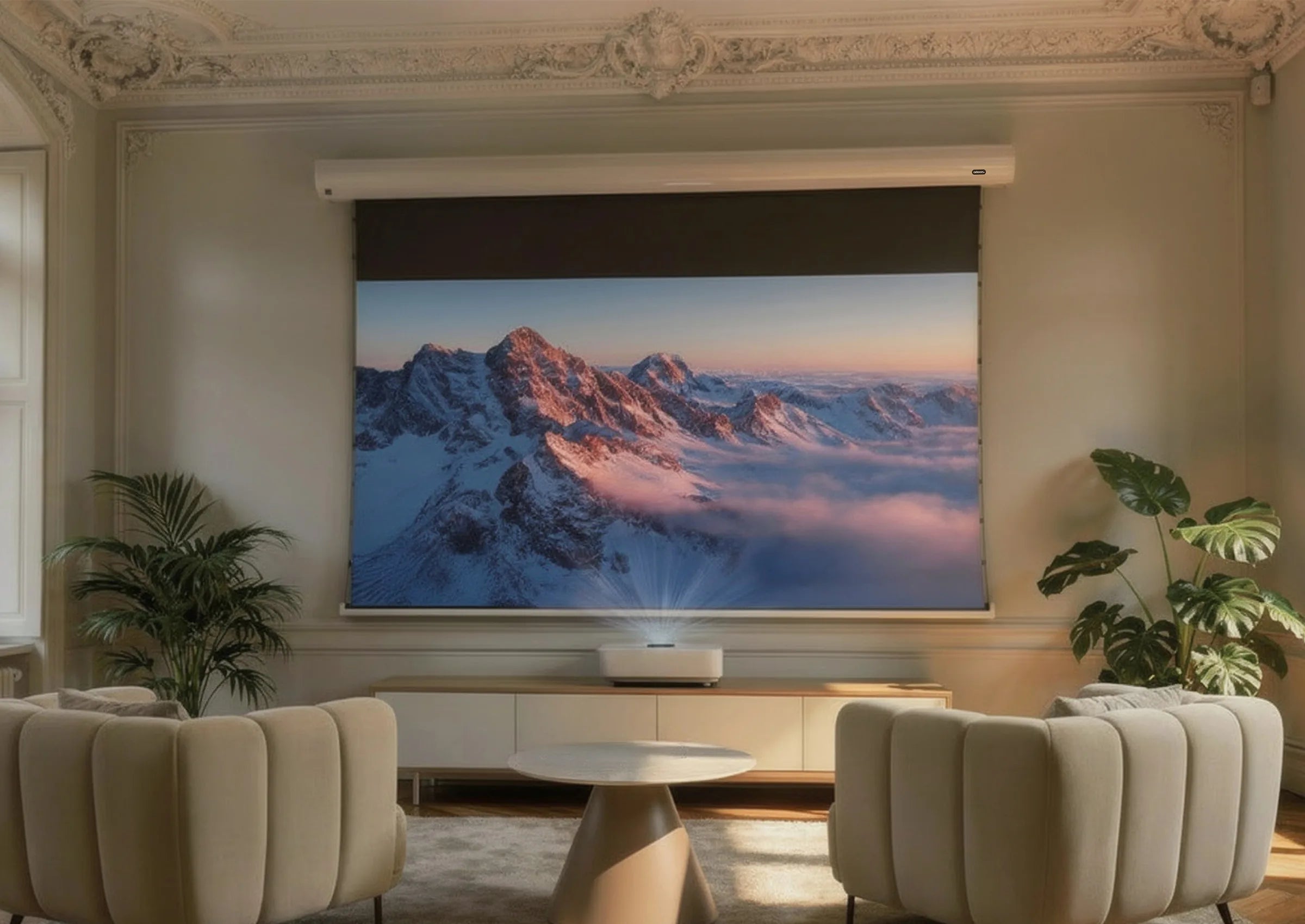 celexon Pantalla motorizada HomeCinema Plus Tensionada - CLR UST