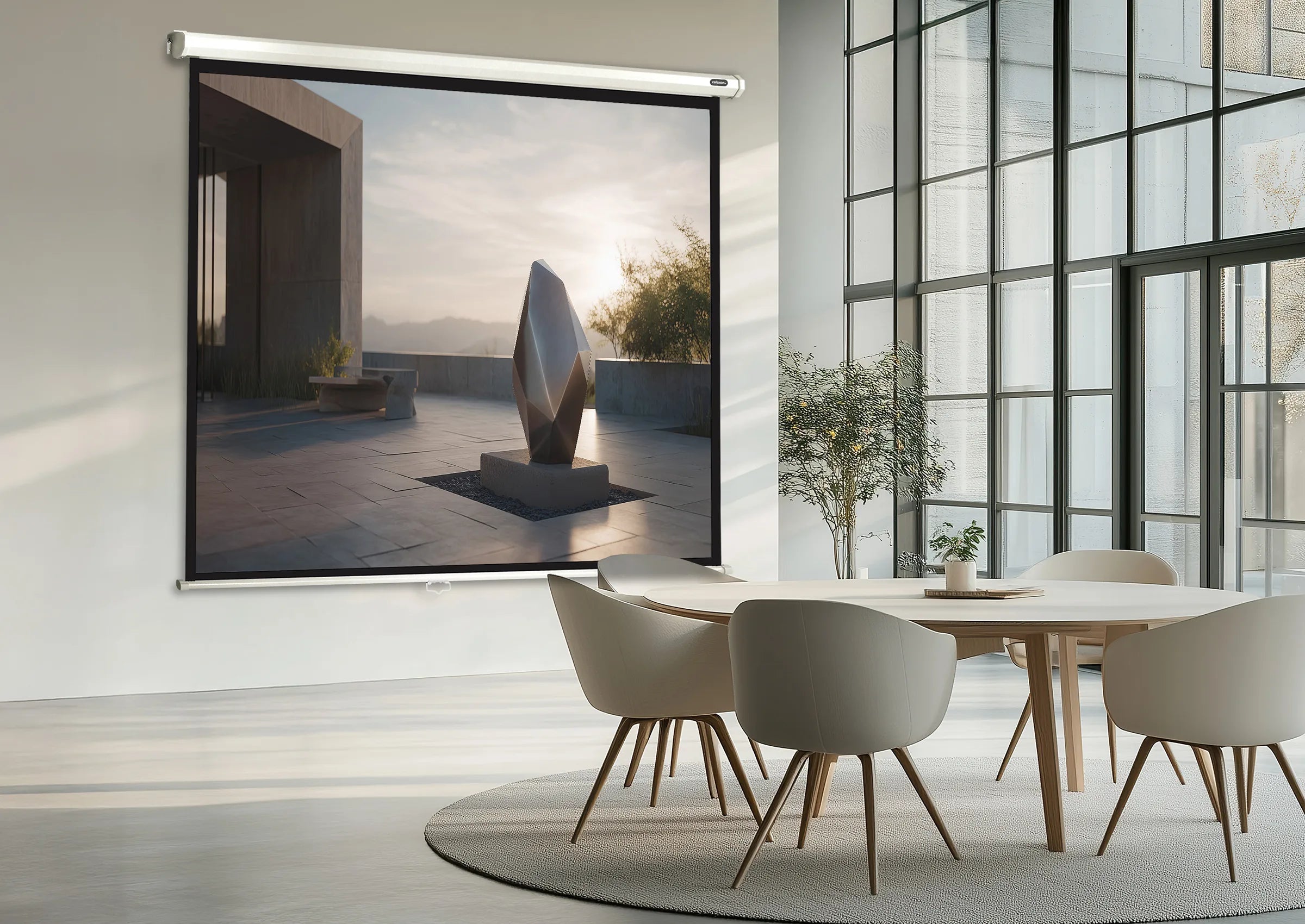 celexon Leinwand Rollo Economy