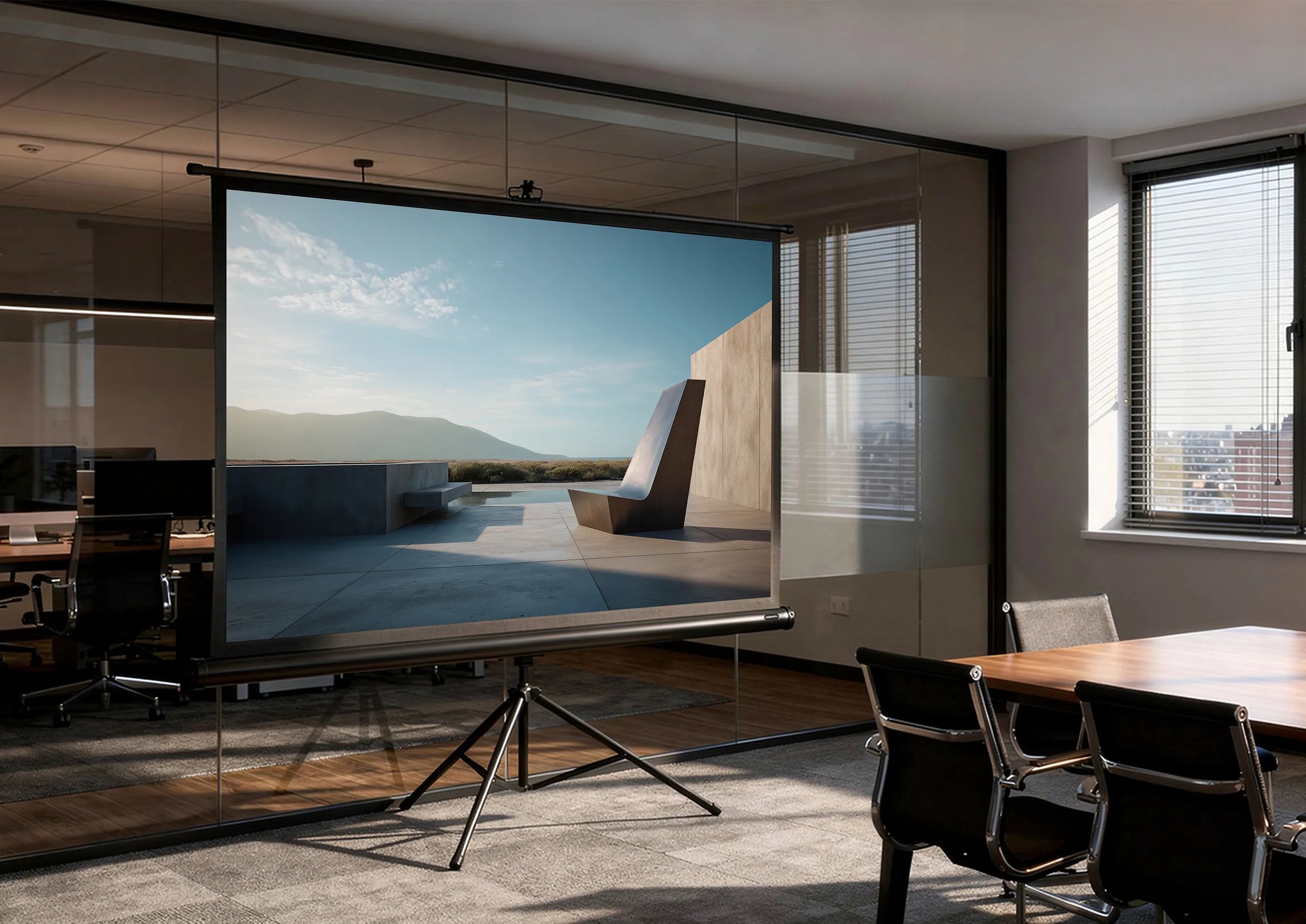 celexon Economy pantalla de tripode