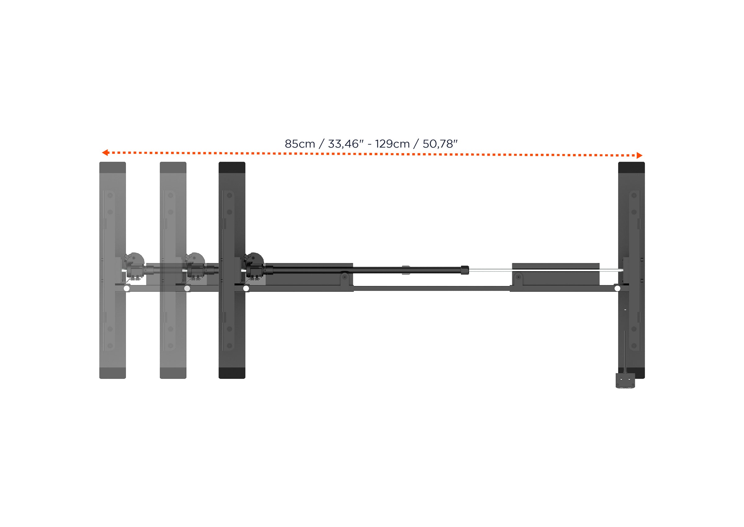 Bureau celexon ECO eAdjust-71121 réglable en hauteur électriquement - noir, avec plateau - pour un réglage ergonomique de la hauteur au quotidien