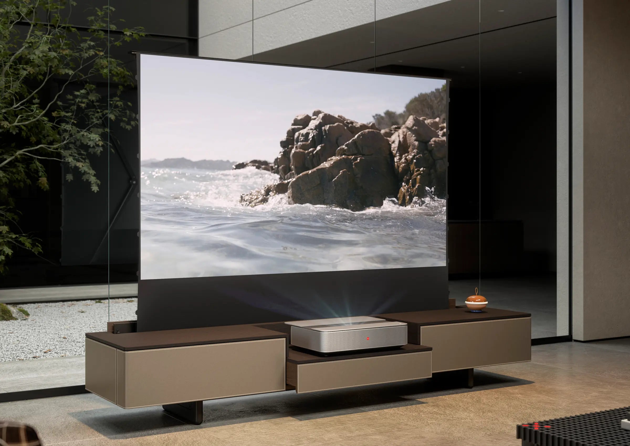 celexon UST hoog contrast vloerprojectiescherm - HomeCinema Plus