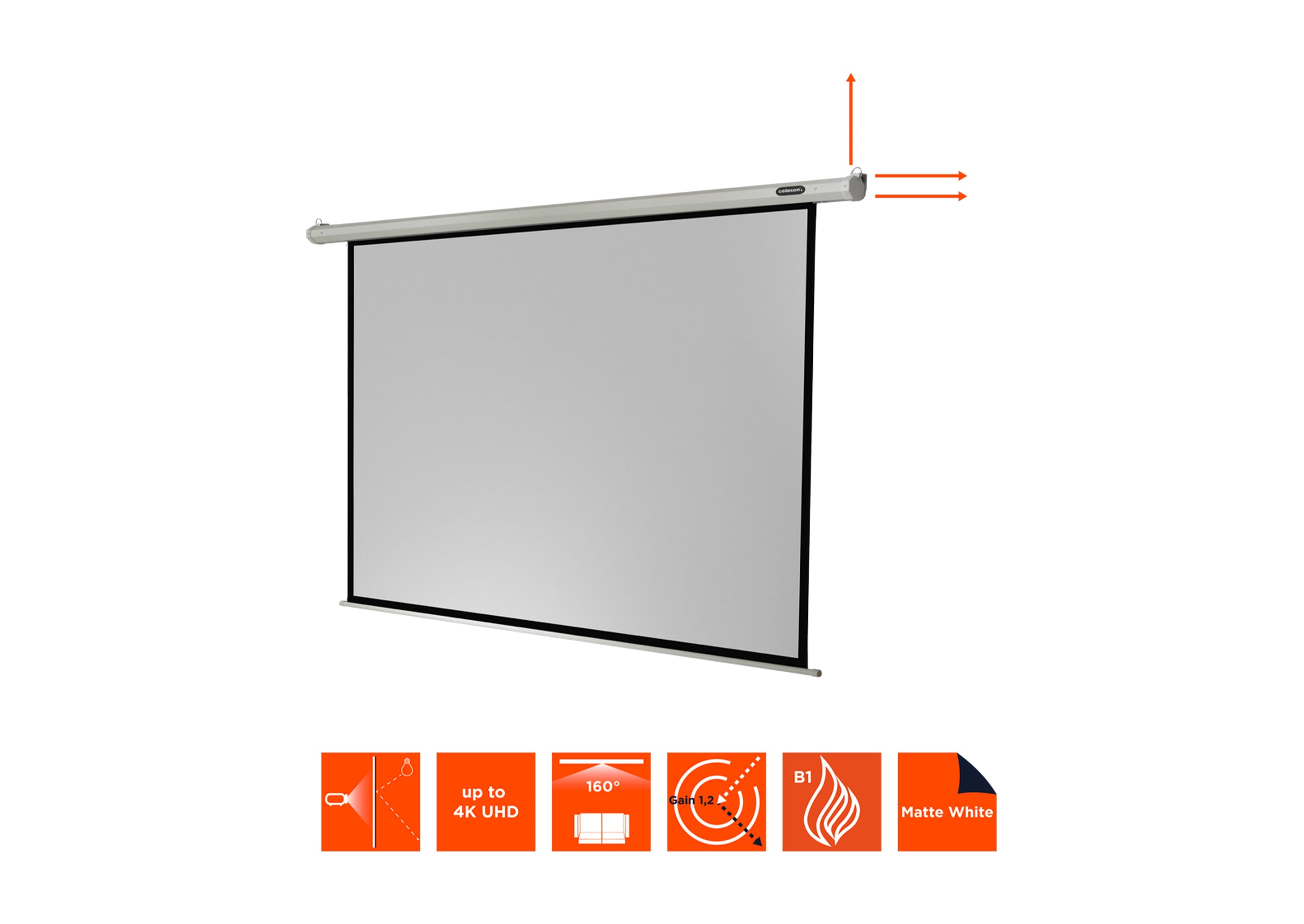 Pantalla motorizada celexon Básica