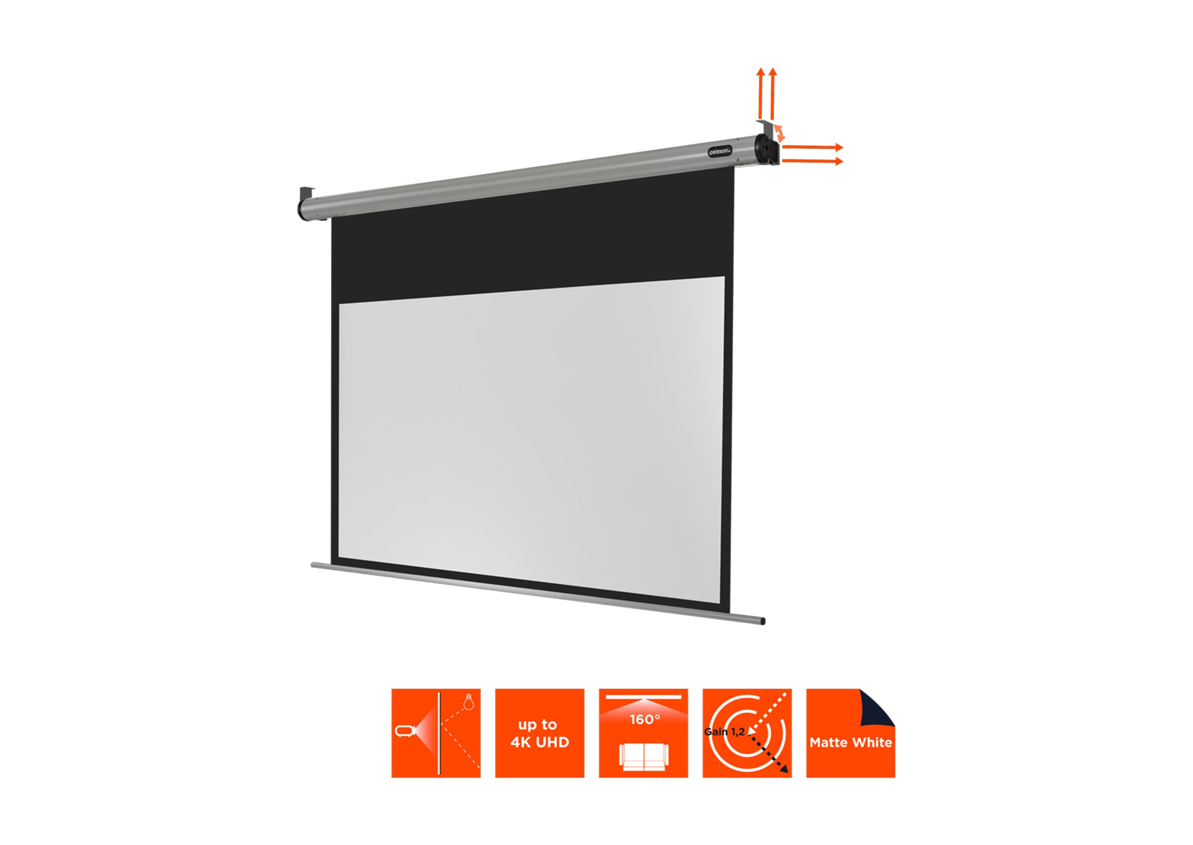 Écran de projection motorisé celexon HomeCinema