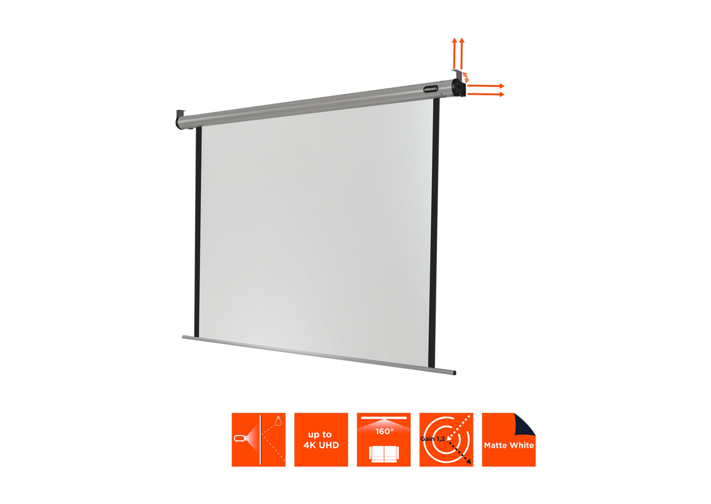 Écran de projection motorisé celexon HomeCinema