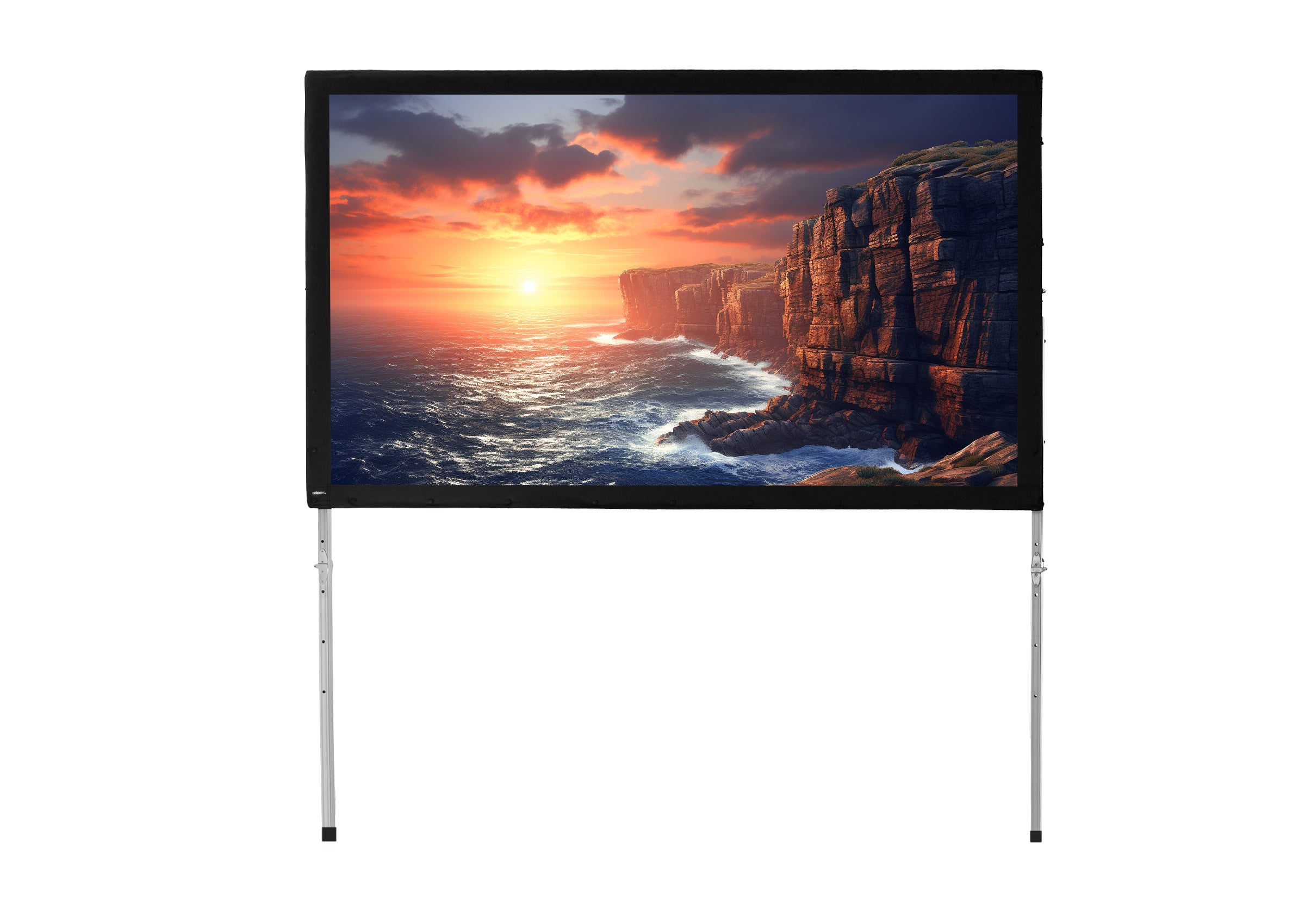 celexon Faltrahmen Leinwand Mobil Expert, Rückprojektion