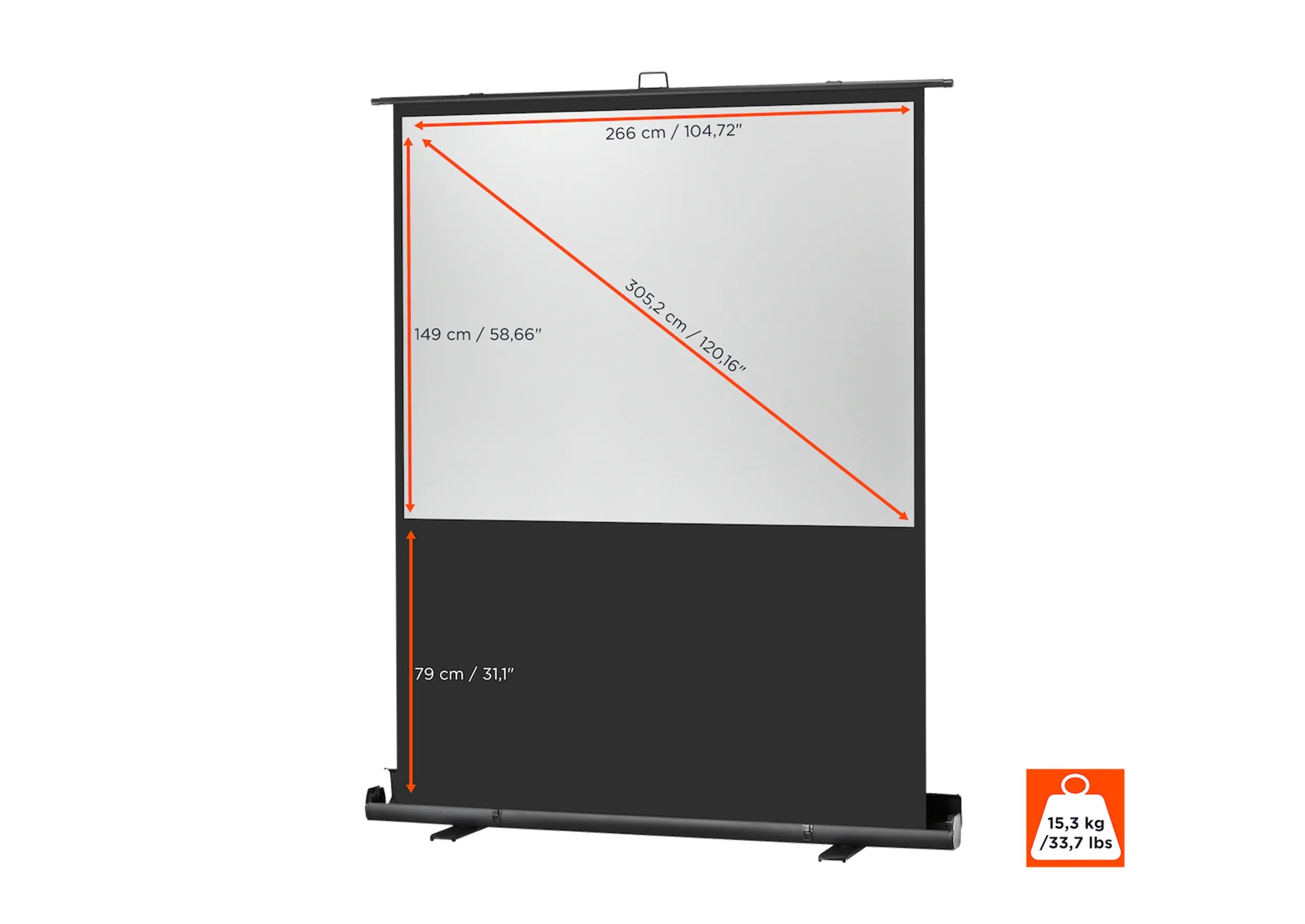 celexon Ultramobil Professional Plus pantalla portátil