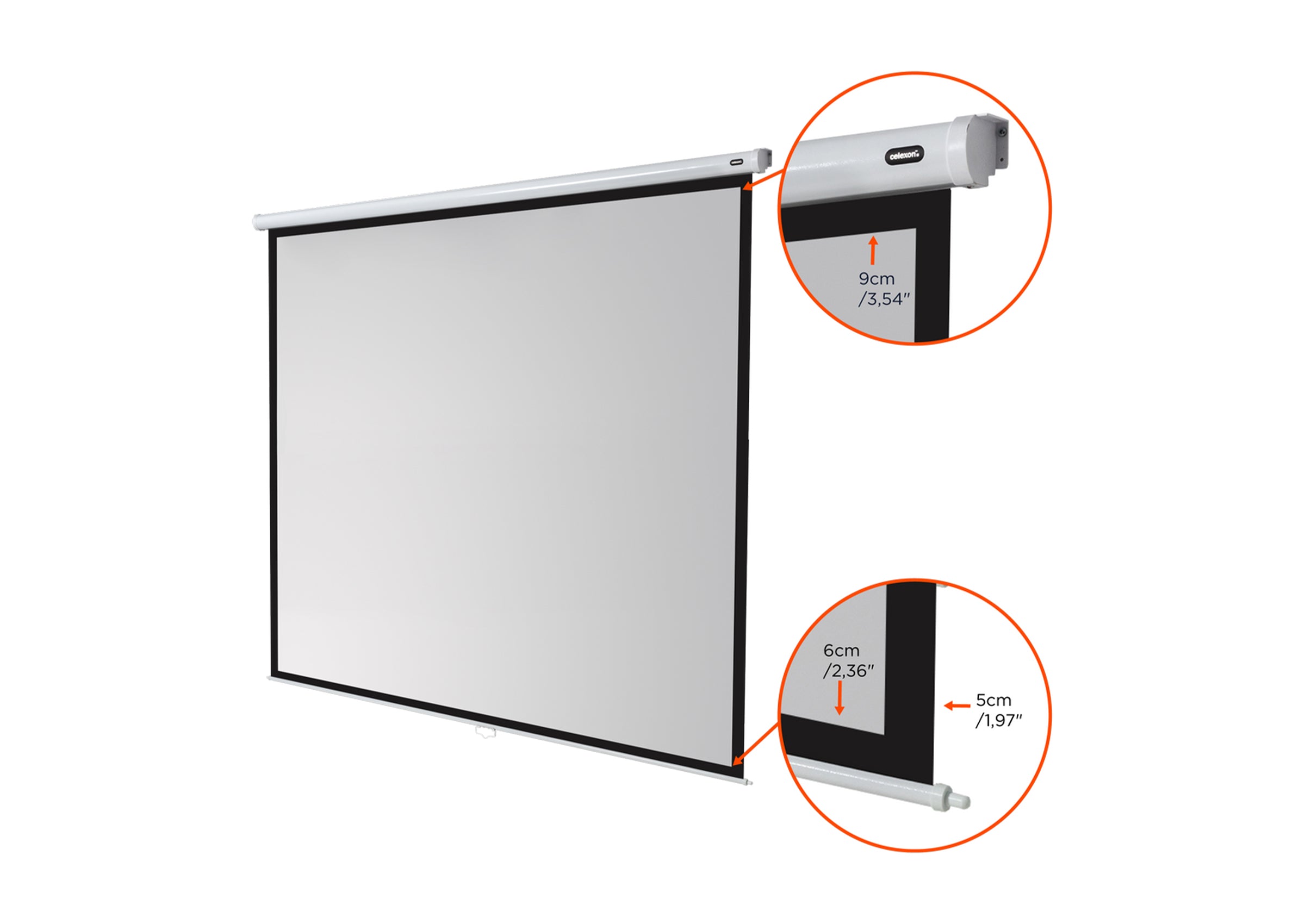 celexon Projector screen Manual Economy