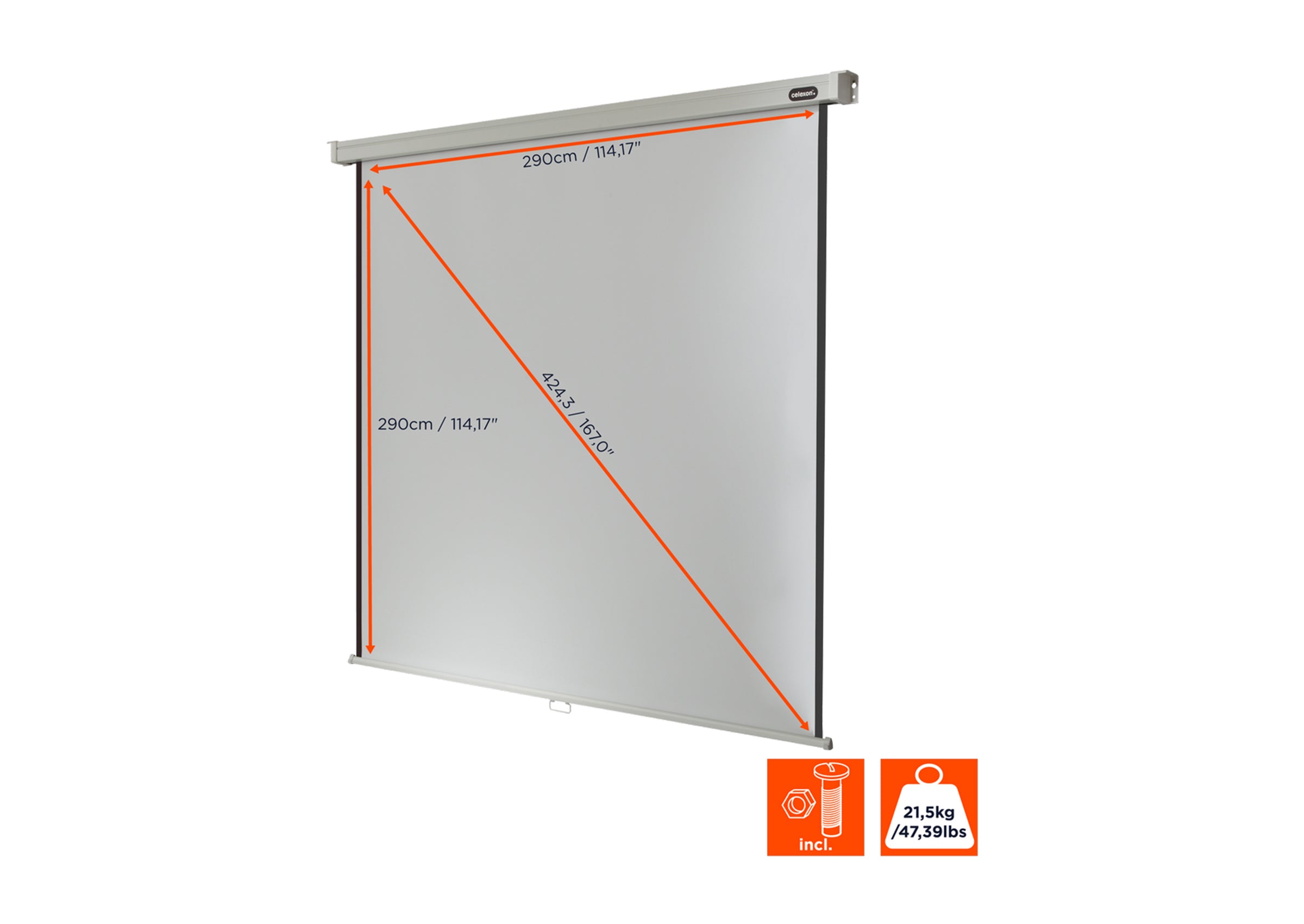 celexon Projector Screen Manual Professional